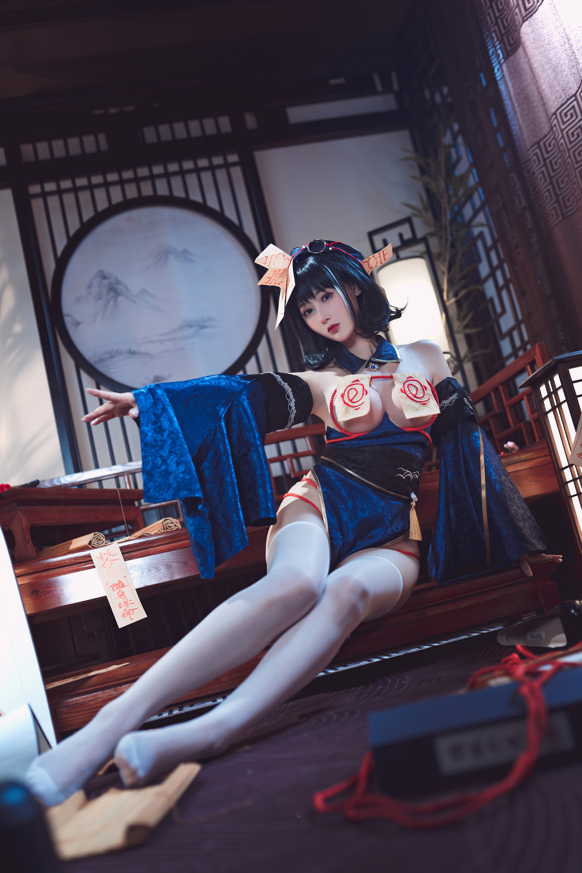 Cosplay 羽生三未 华甲欢庆僵尸三未全