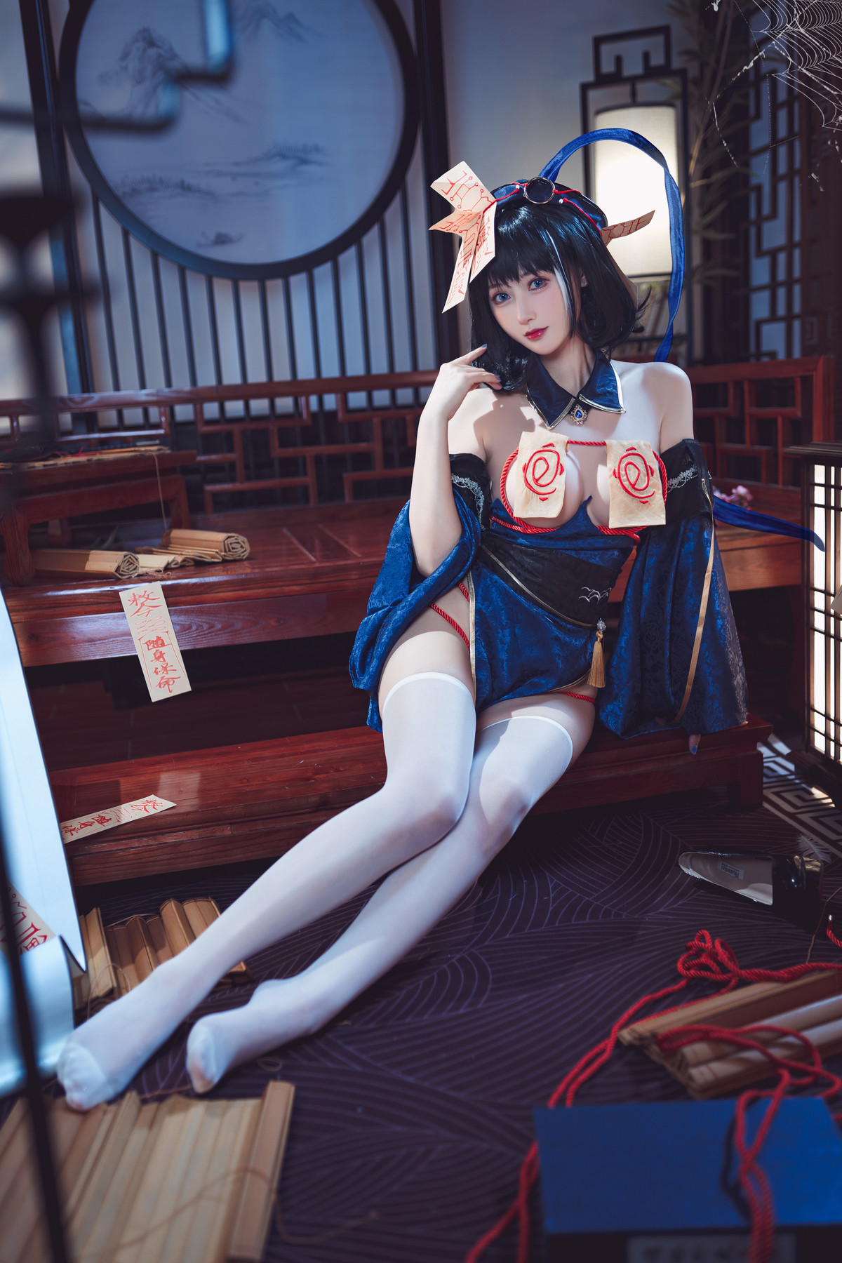 Cosplay 羽生三未 华甲欢庆僵尸三未全