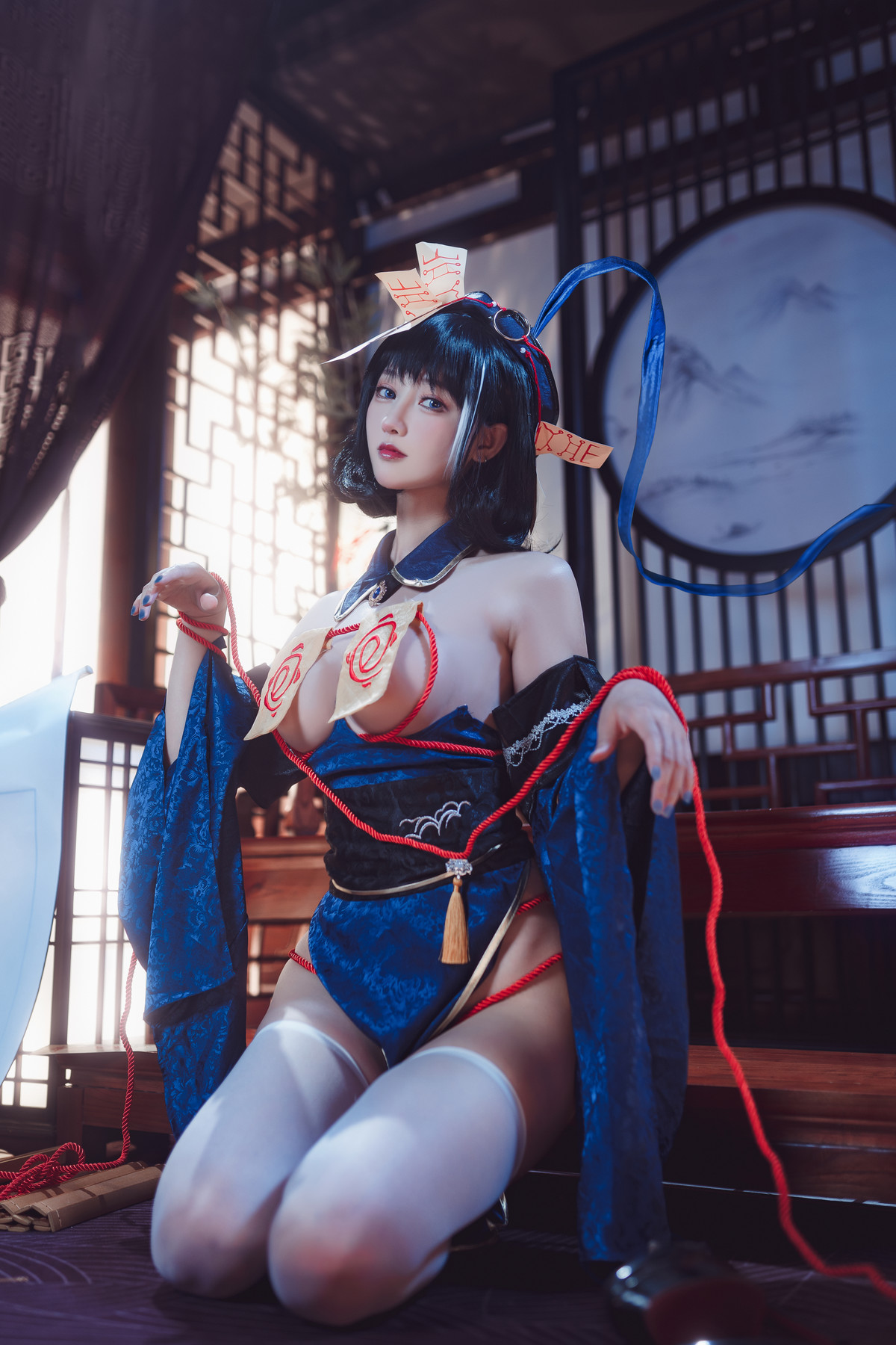 Cosplay 羽生三未 华甲欢庆僵尸三未全