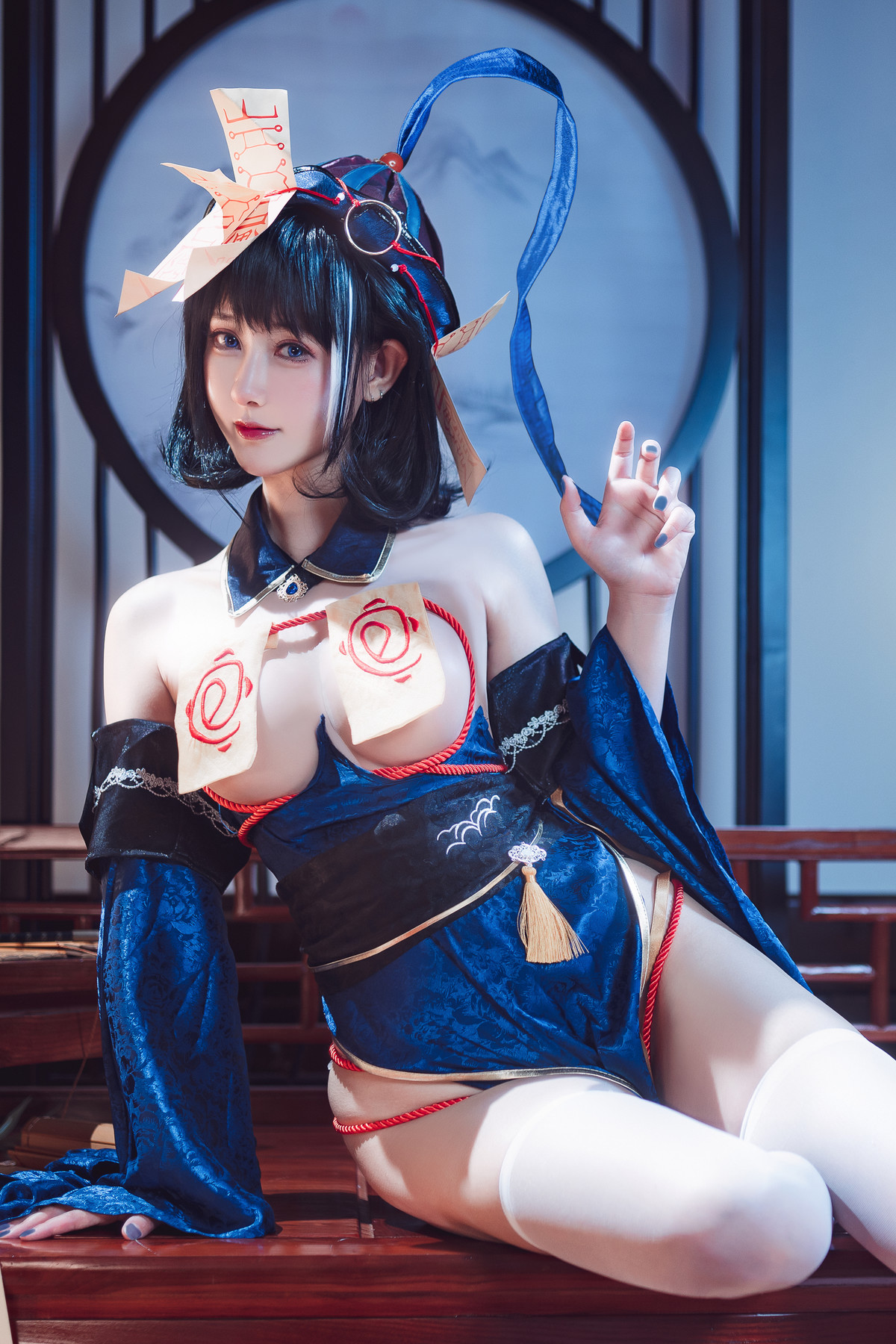 Cosplay 羽生三未 华甲欢庆僵尸三未全