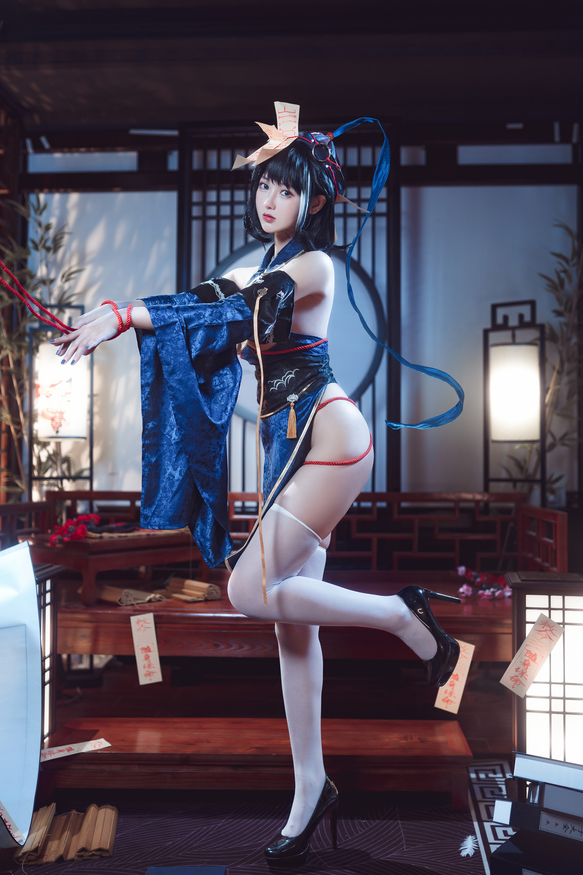 Cosplay 羽生三未 华甲欢庆僵尸三未全