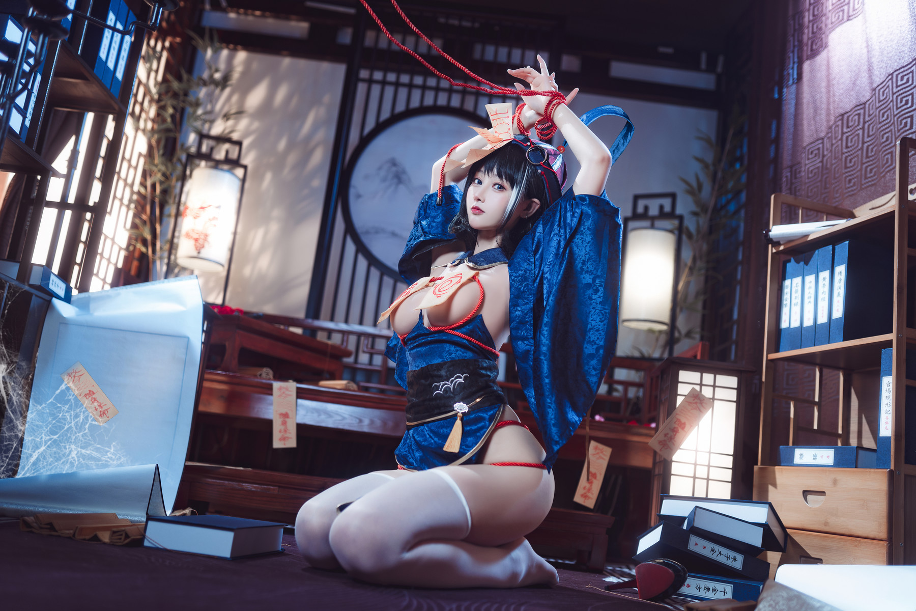 Cosplay 羽生三未 华甲欢庆僵尸三未全