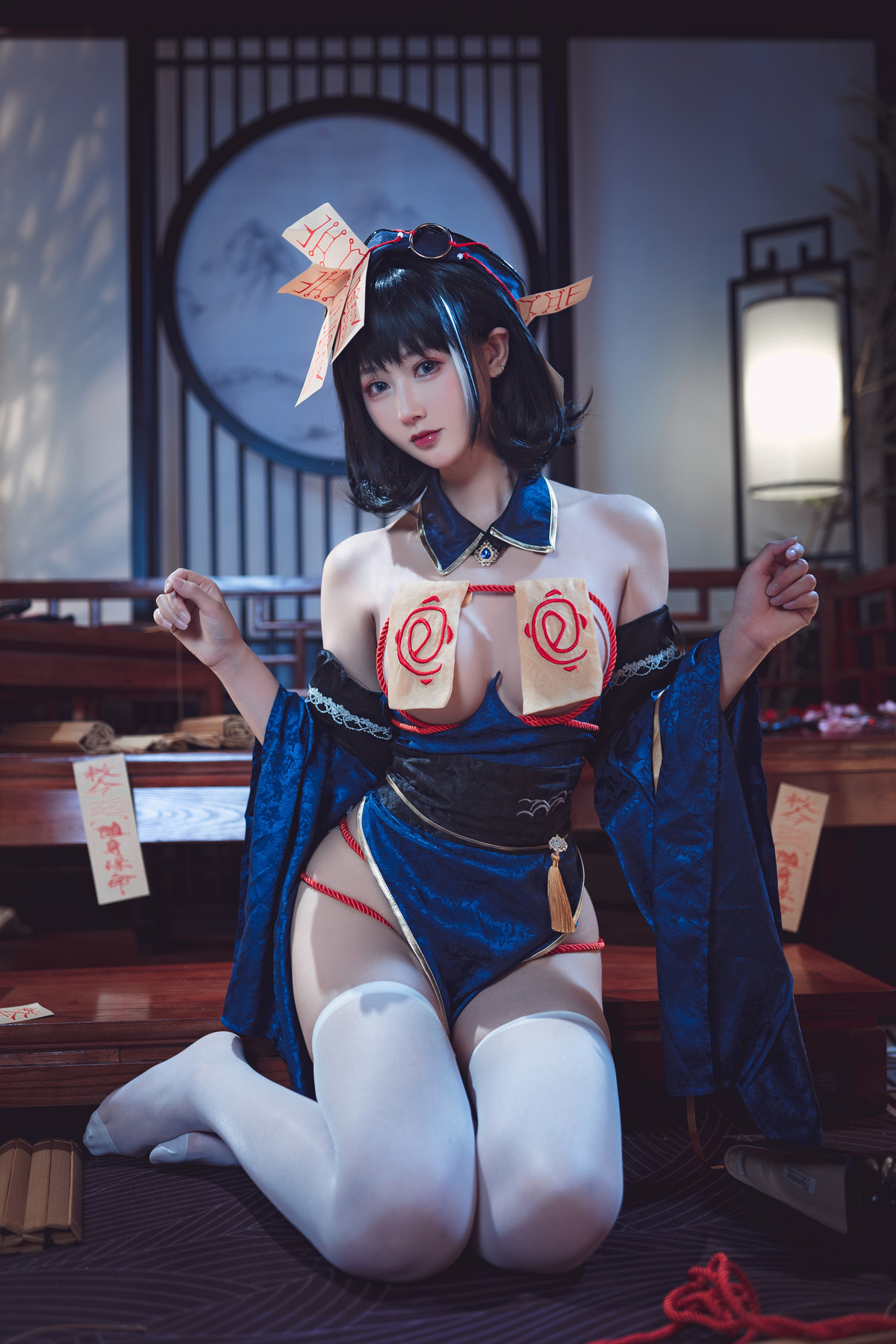 Cosplay 羽生三未 华甲欢庆僵尸三未全