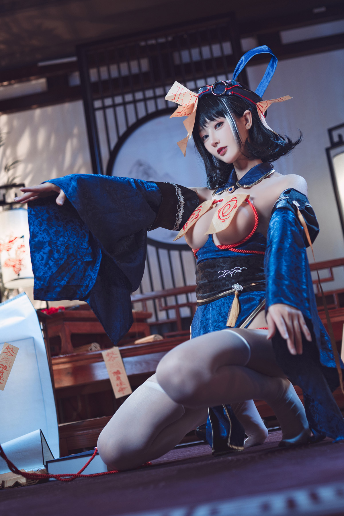 Cosplay 羽生三未 华甲欢庆僵尸三未全