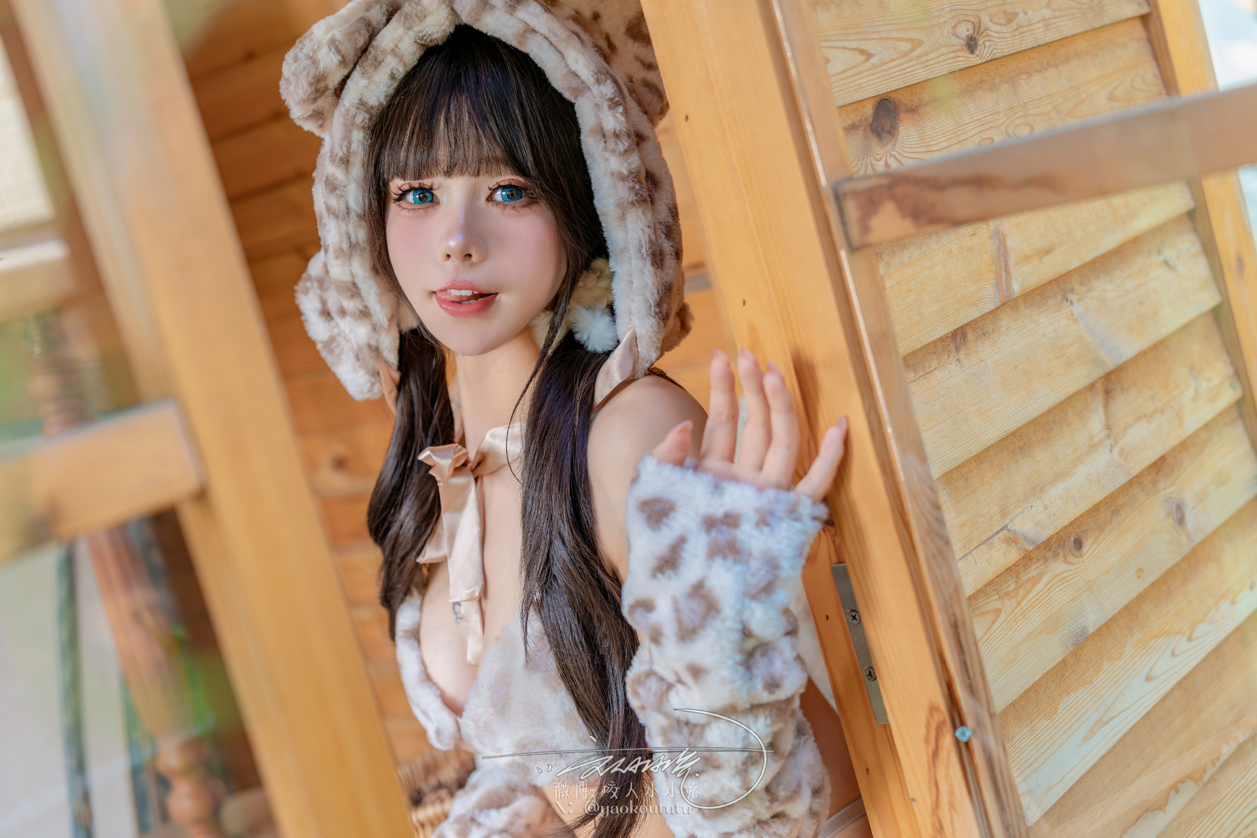 Cosplay 黏黏团子兔 豹猫嗷呜 Set.01