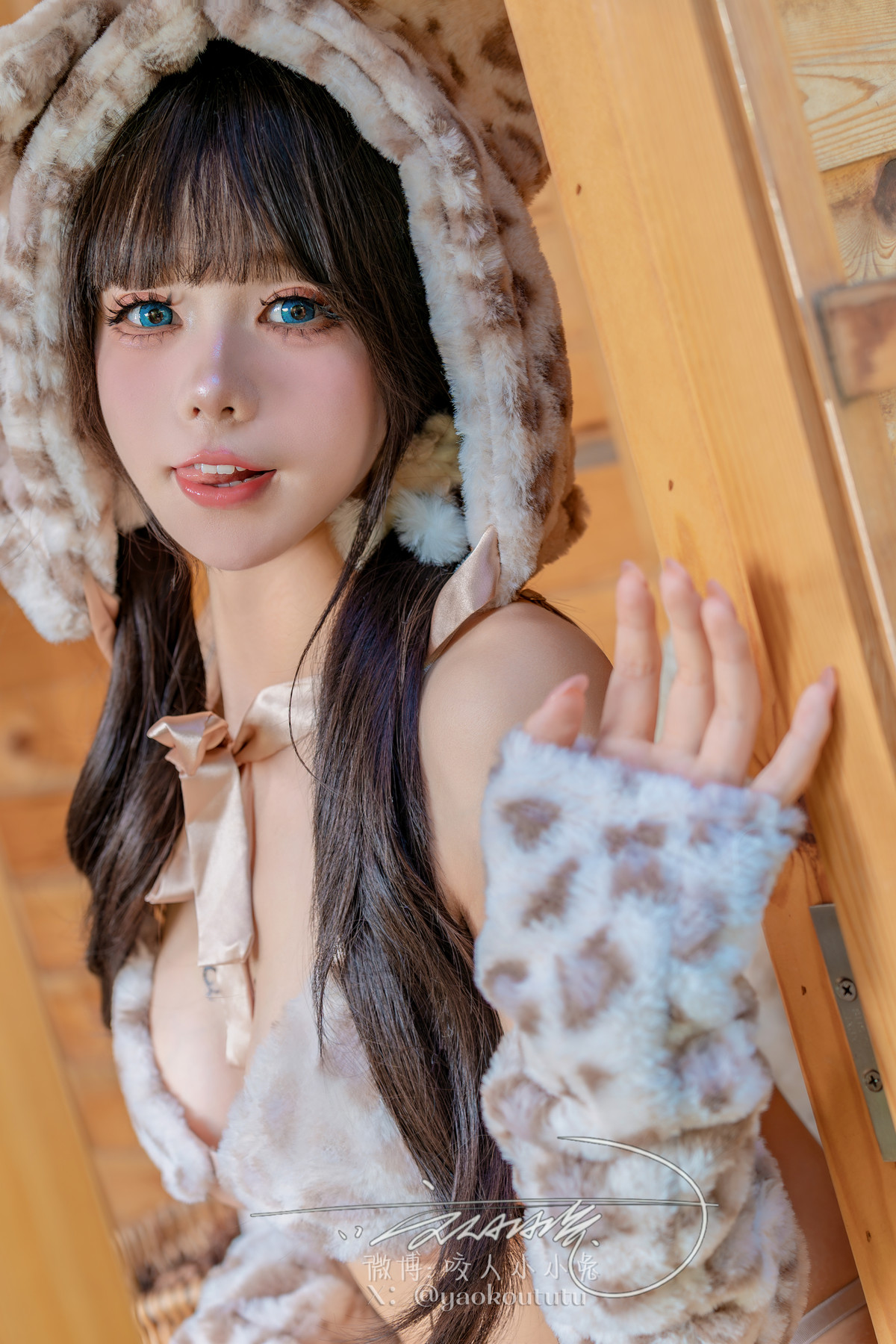 Cosplay 黏黏团子兔 豹猫嗷呜 Set.01