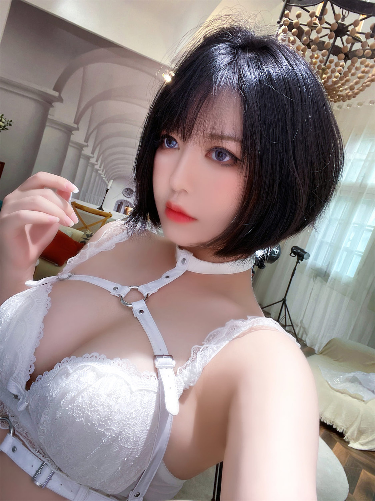 Cosplay 半半子 纯白