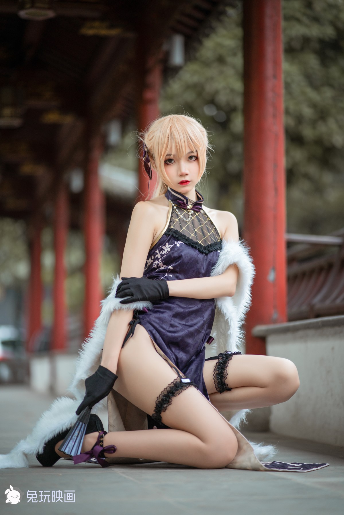 Cosplay 兔玩映画 紫雨心
