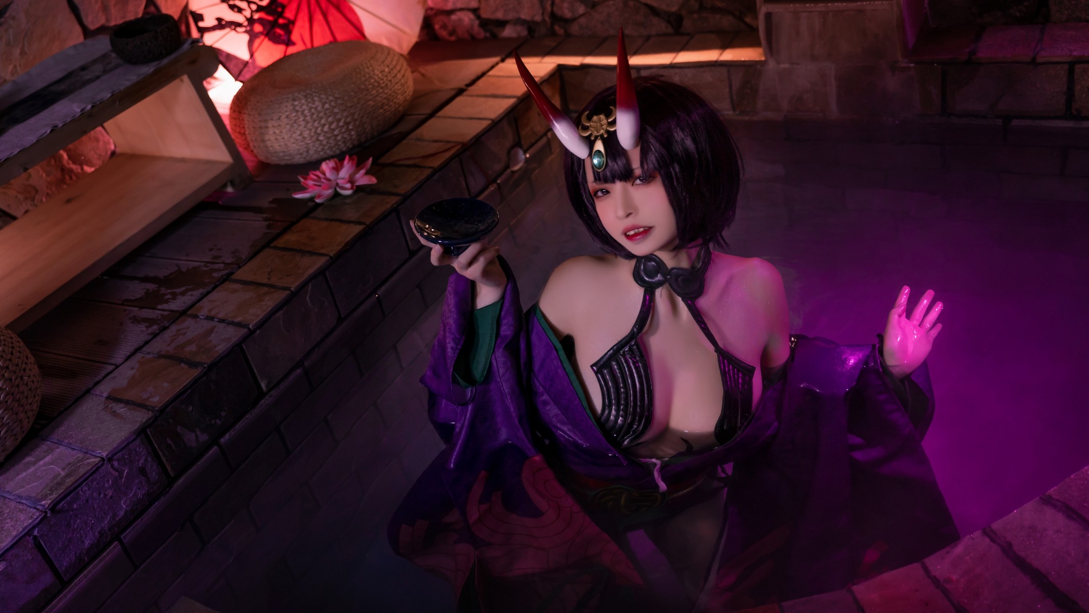 Cosplay 可可老师 Shuten Hot Spring 酒吞温泉