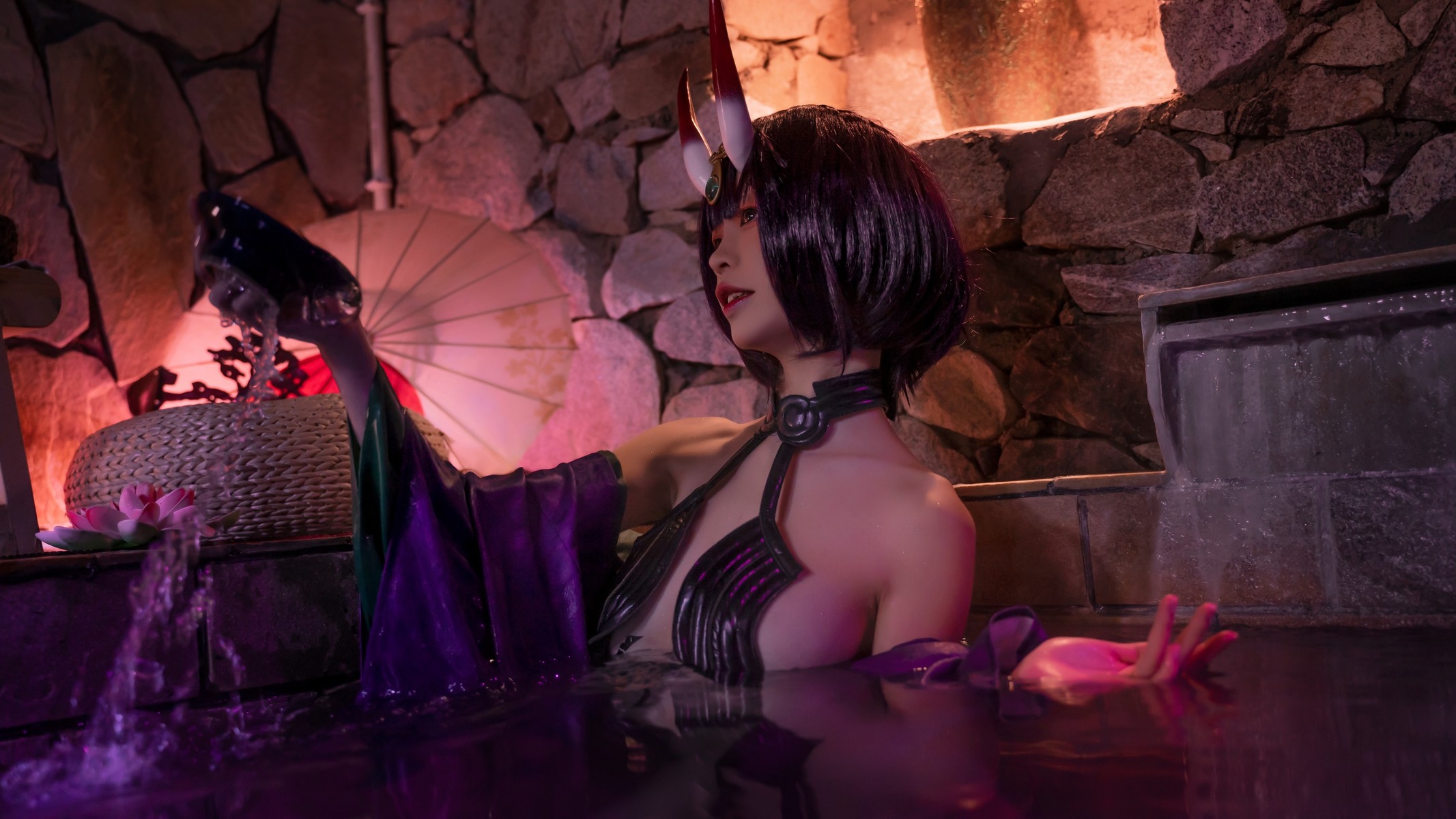 Cosplay 可可老师 Shuten Hot Spring 酒吞温泉