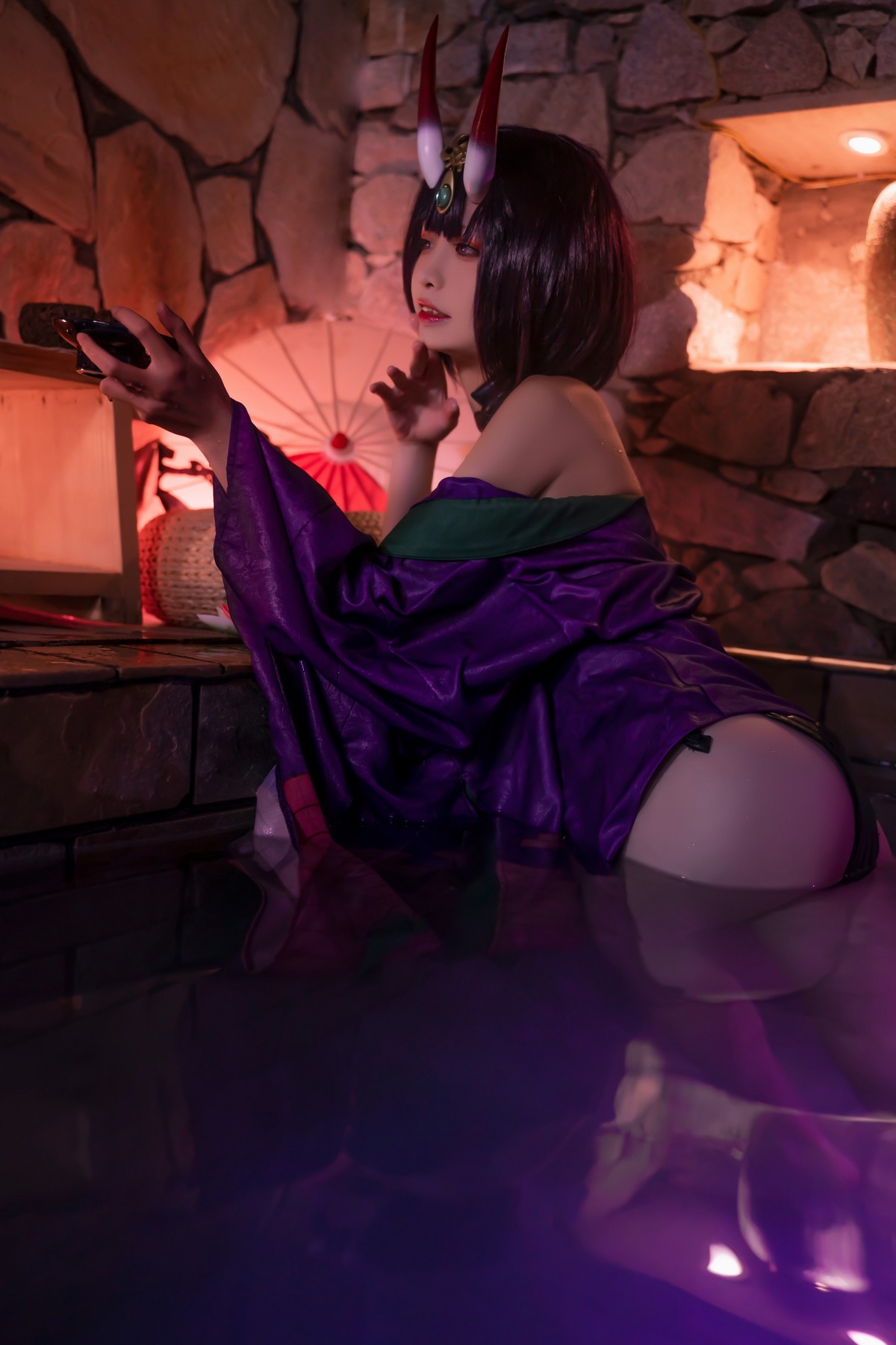 Cosplay 可可老师 Shuten Hot Spring 酒吞温泉