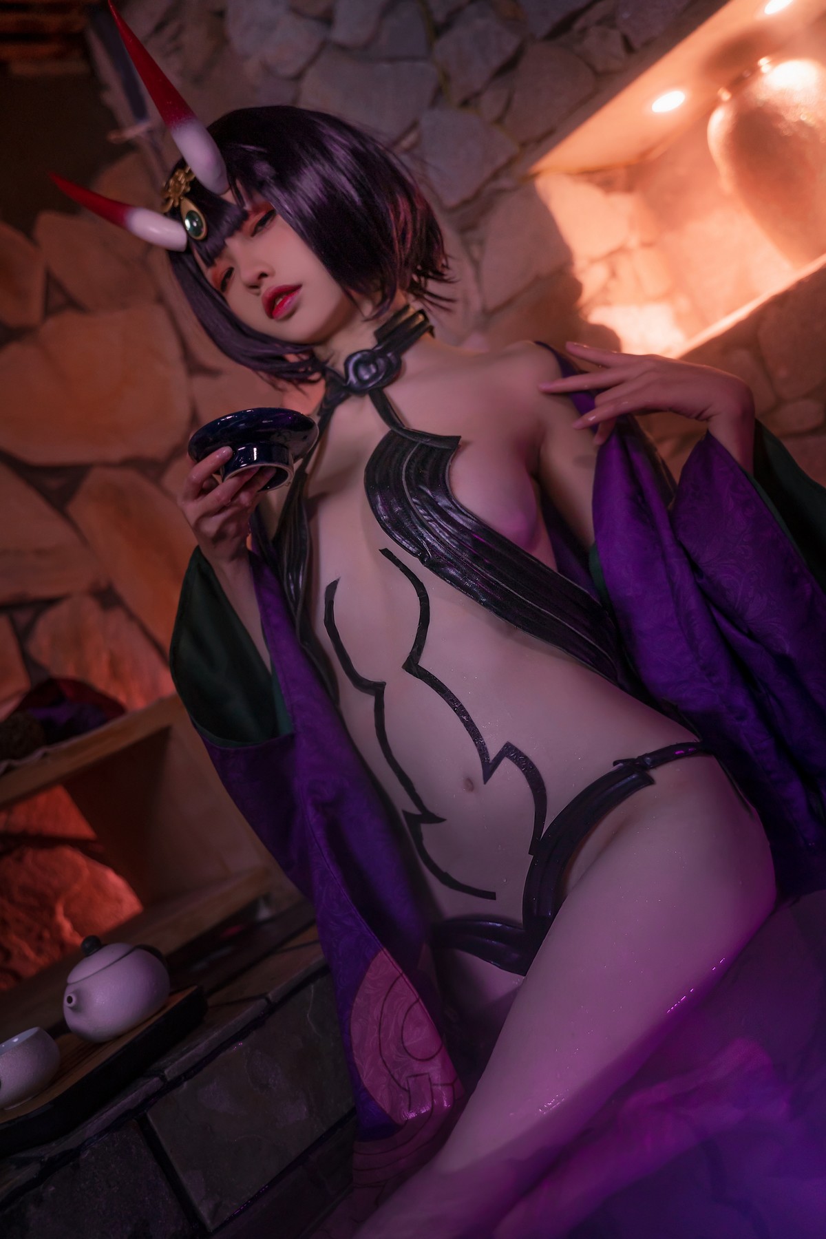 Cosplay 可可老师 Shuten Hot Spring 酒吞温泉