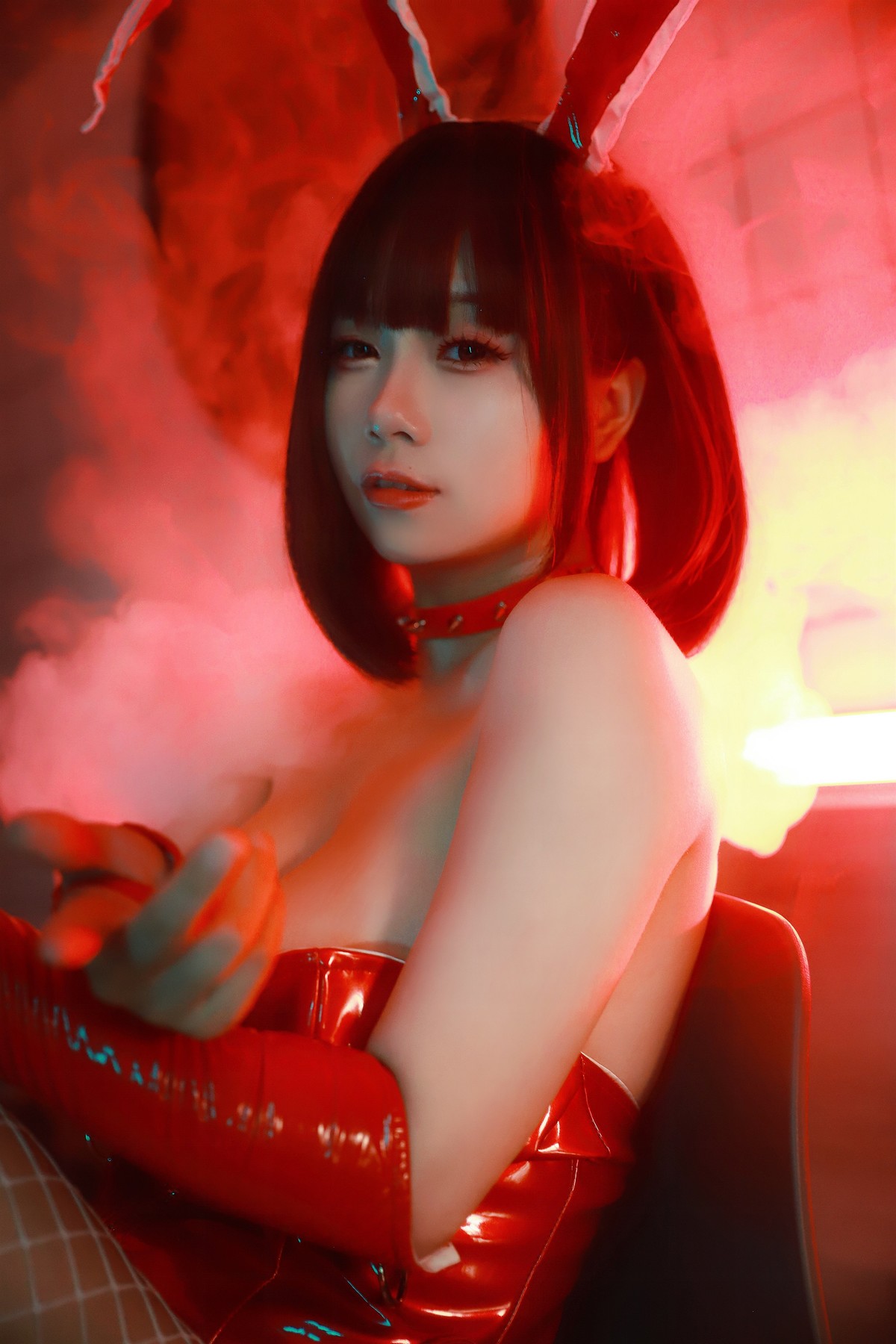 Cosplay 末夜787 红色兔女郎