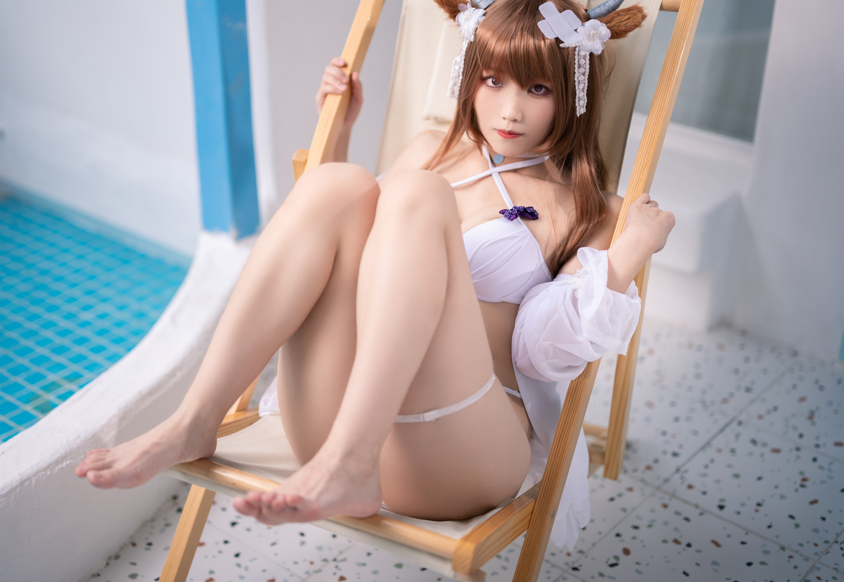 Cosplay 汪知子 樫野泳装
