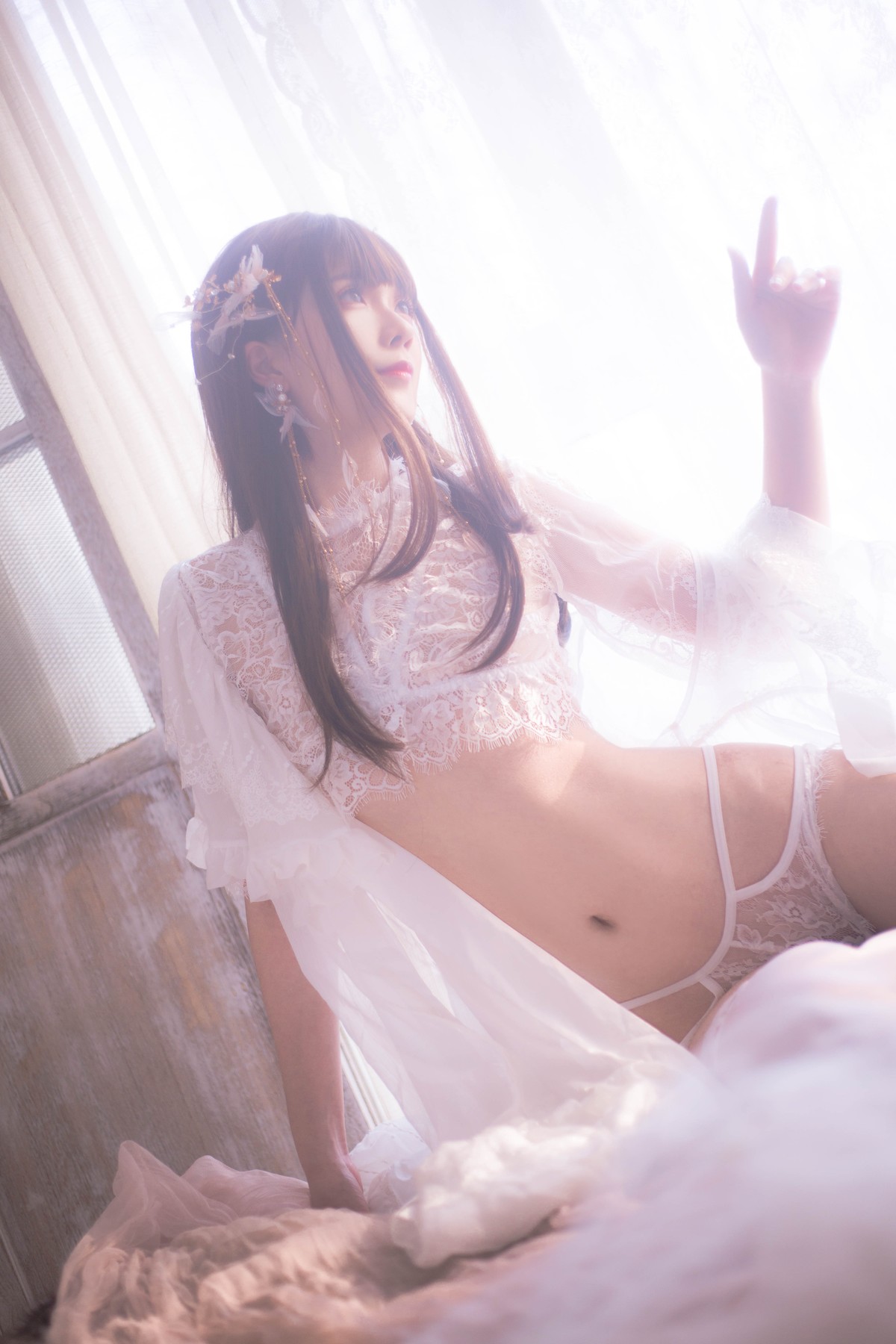 Cosplay 翎柒菜菜 白色流云
