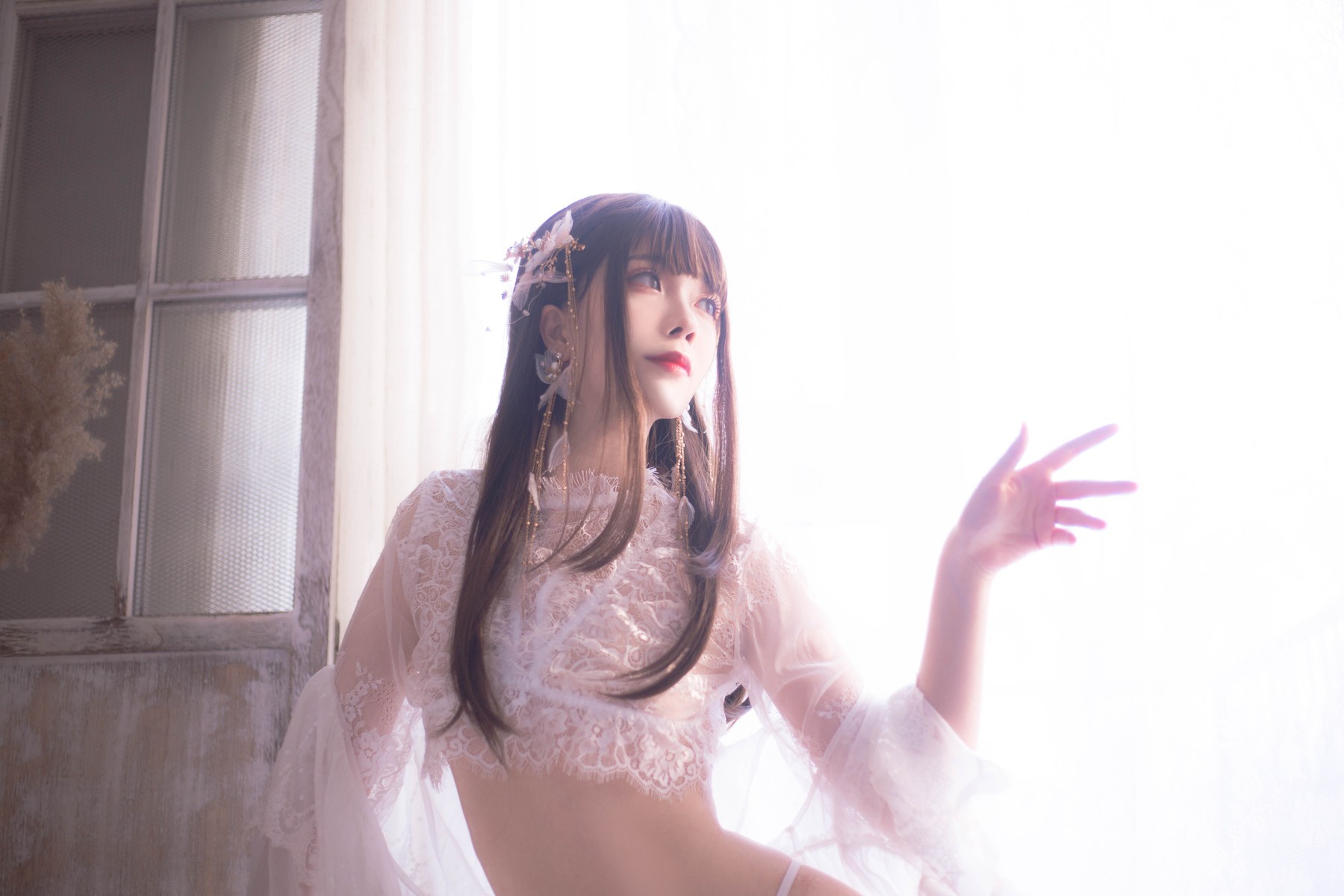 Cosplay 翎柒菜菜 白色流云
