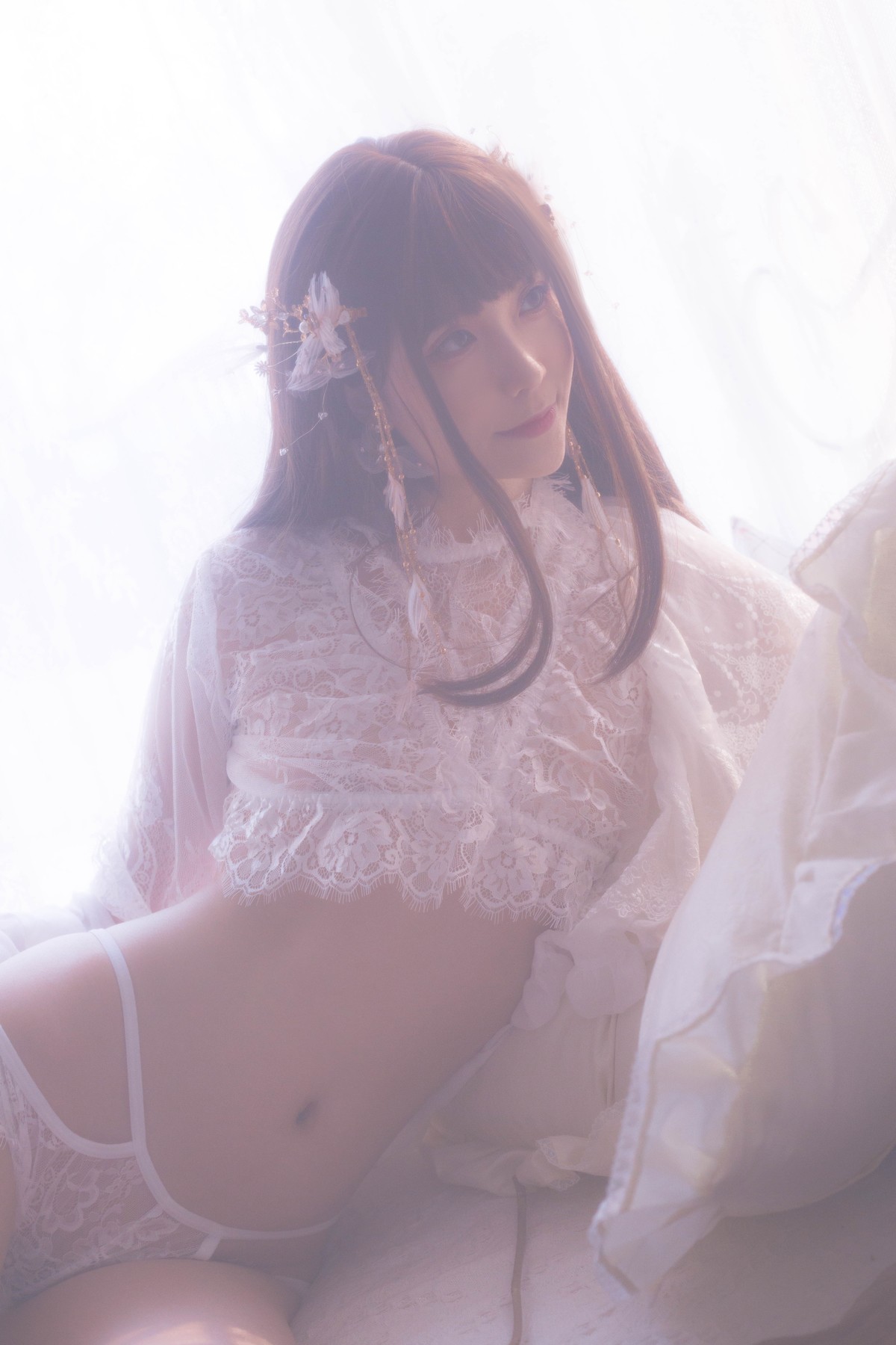 Cosplay 翎柒菜菜 白色流云