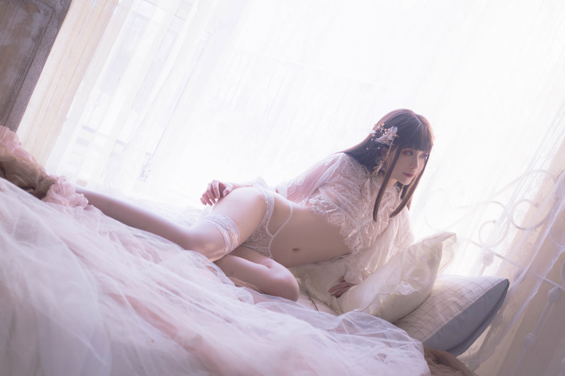Cosplay 翎柒菜菜 白色流云