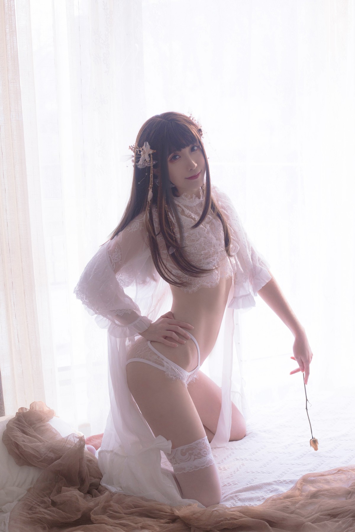 Cosplay 翎柒菜菜 白色流云