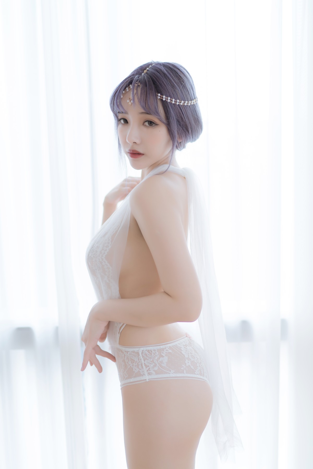 Cosplay 雯妹不讲道理 白色希腊