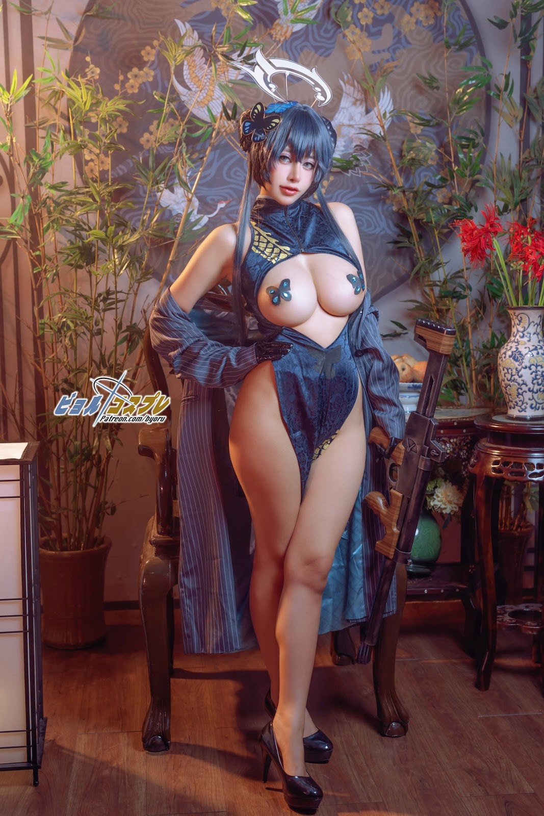 Cosplay 萝莉Byoru 竜華キサキ Kisaki Ryuuge