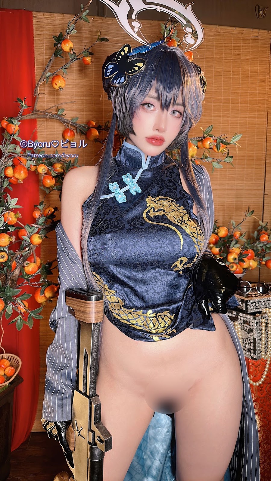 Cosplay 萝莉Byoru 竜華キサキ Kisaki Ryuuge
