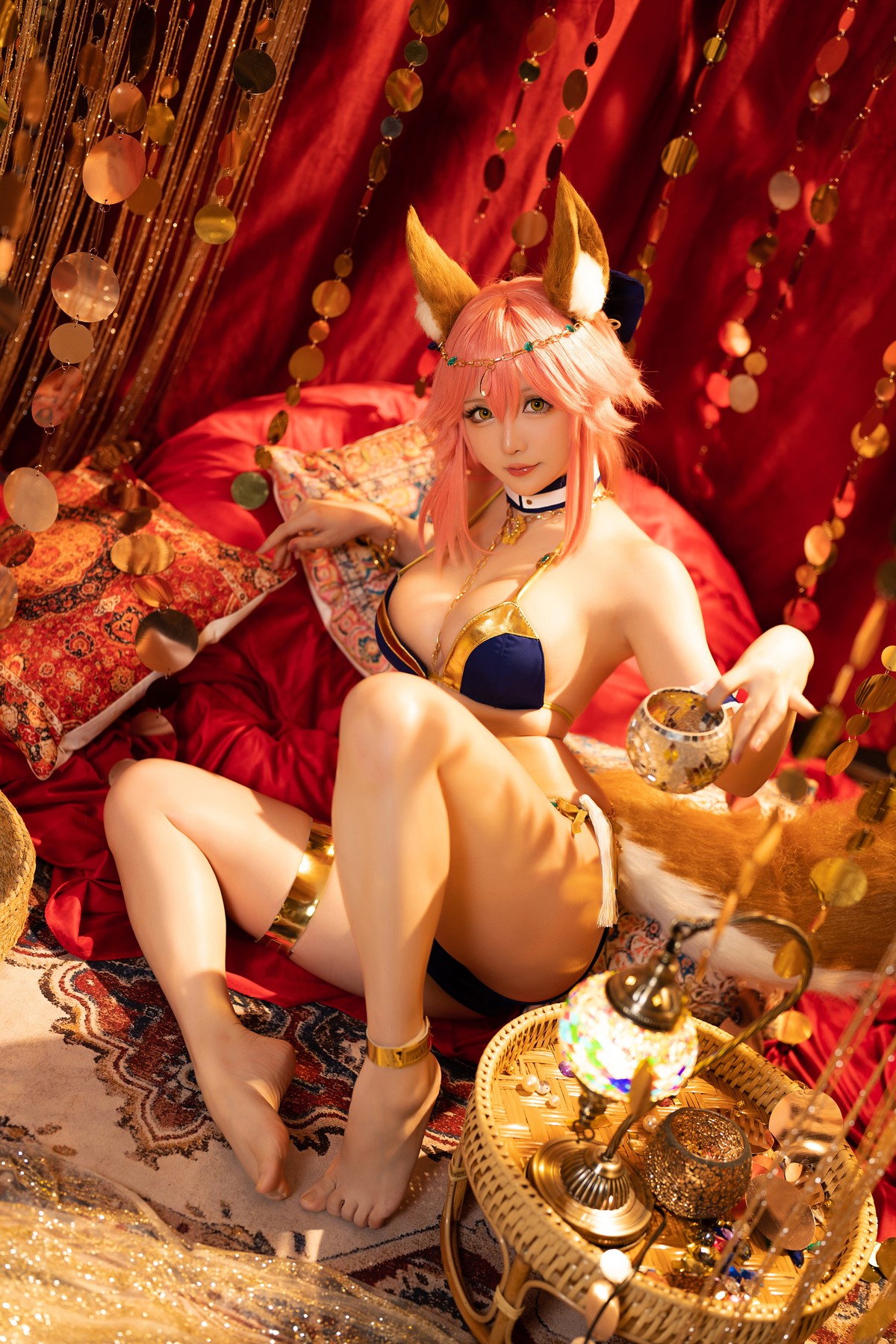 星之迟迟 Cosplay 玉藻前舞娘