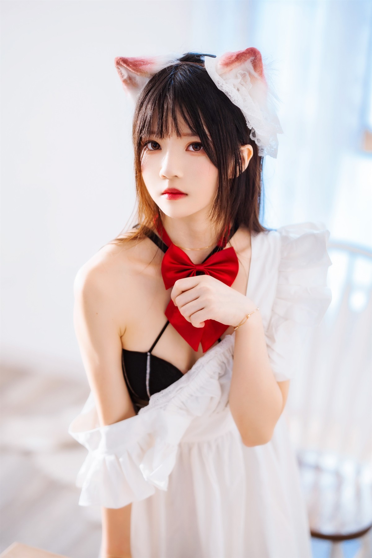 桜桃喵 Cosplay 长裙妹抖