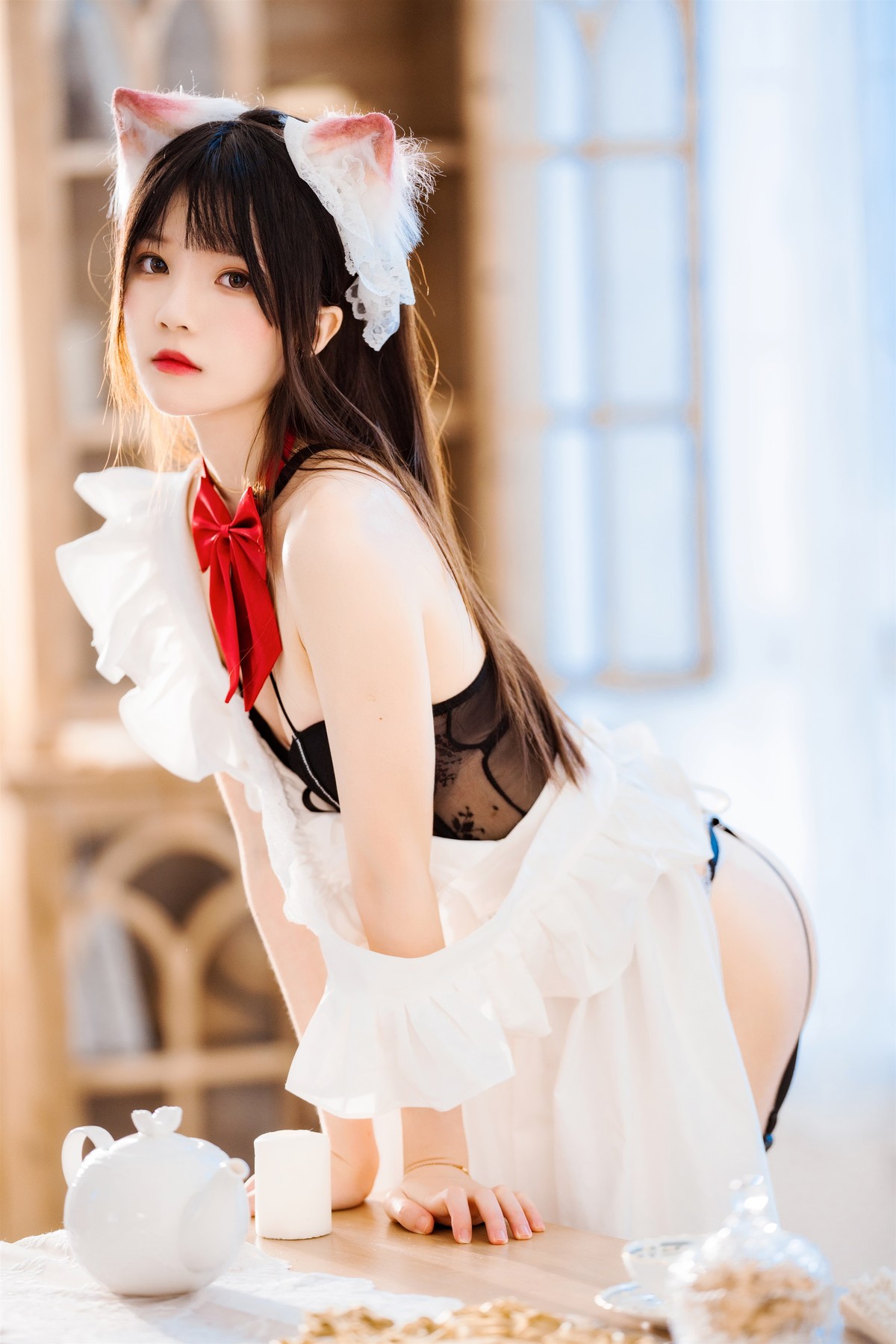 桜桃喵 Cosplay 长裙妹抖