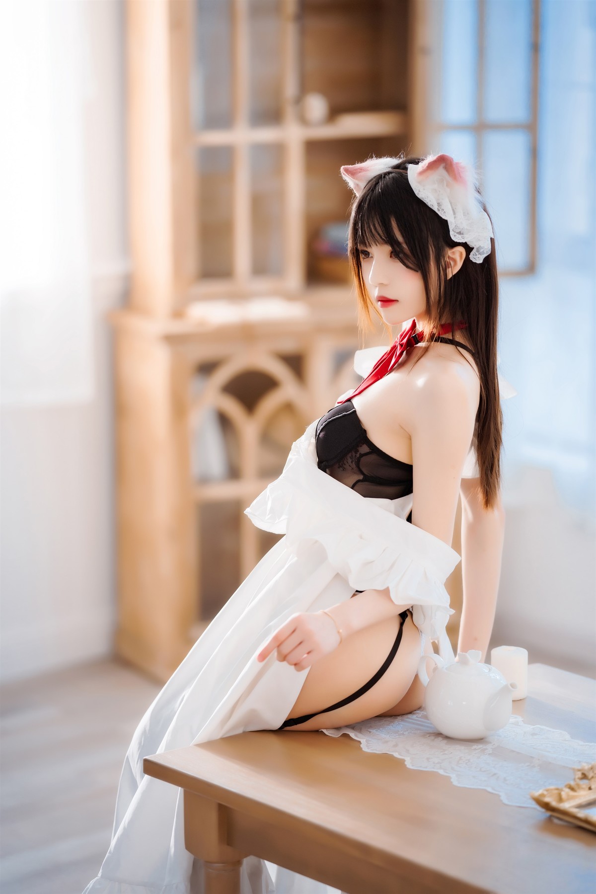 桜桃喵 Cosplay 长裙妹抖