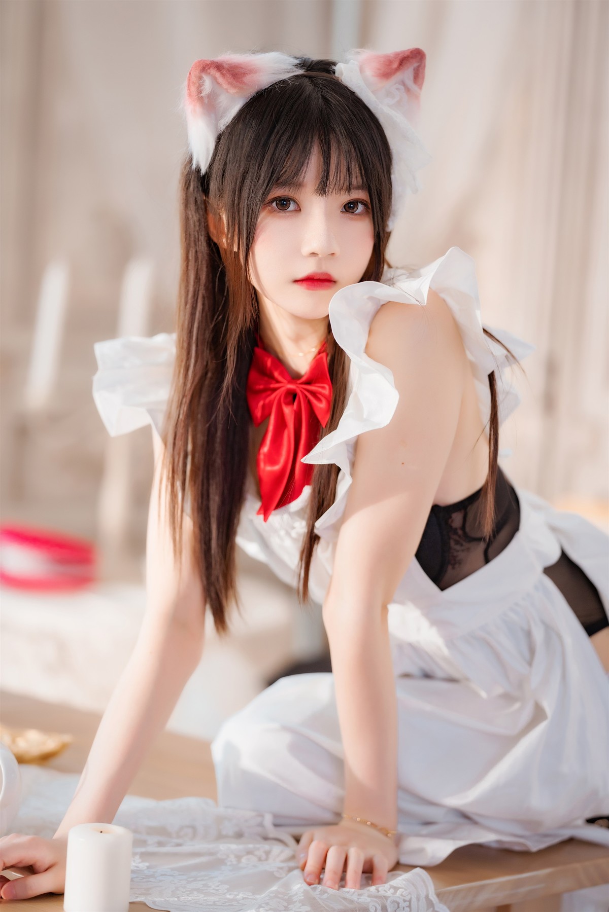 桜桃喵 Cosplay 长裙妹抖