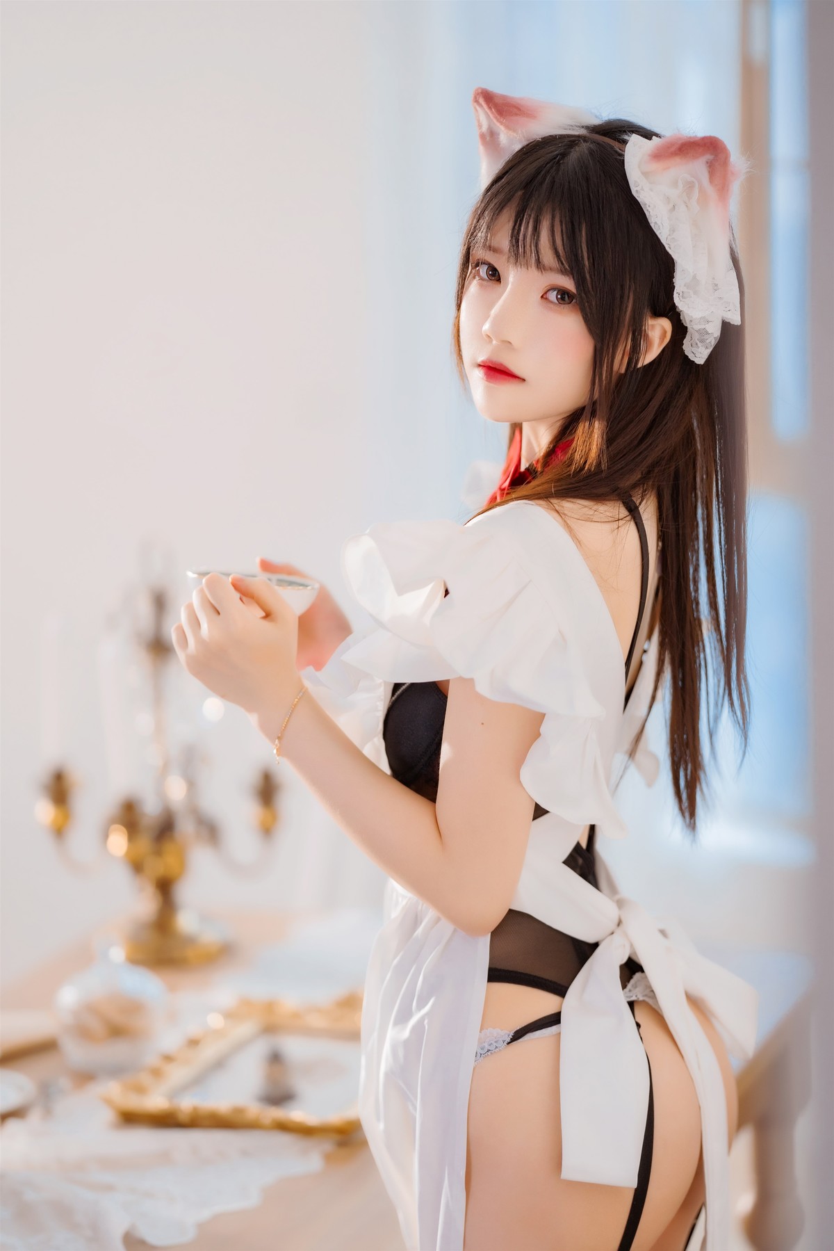 桜桃喵 Cosplay 长裙妹抖