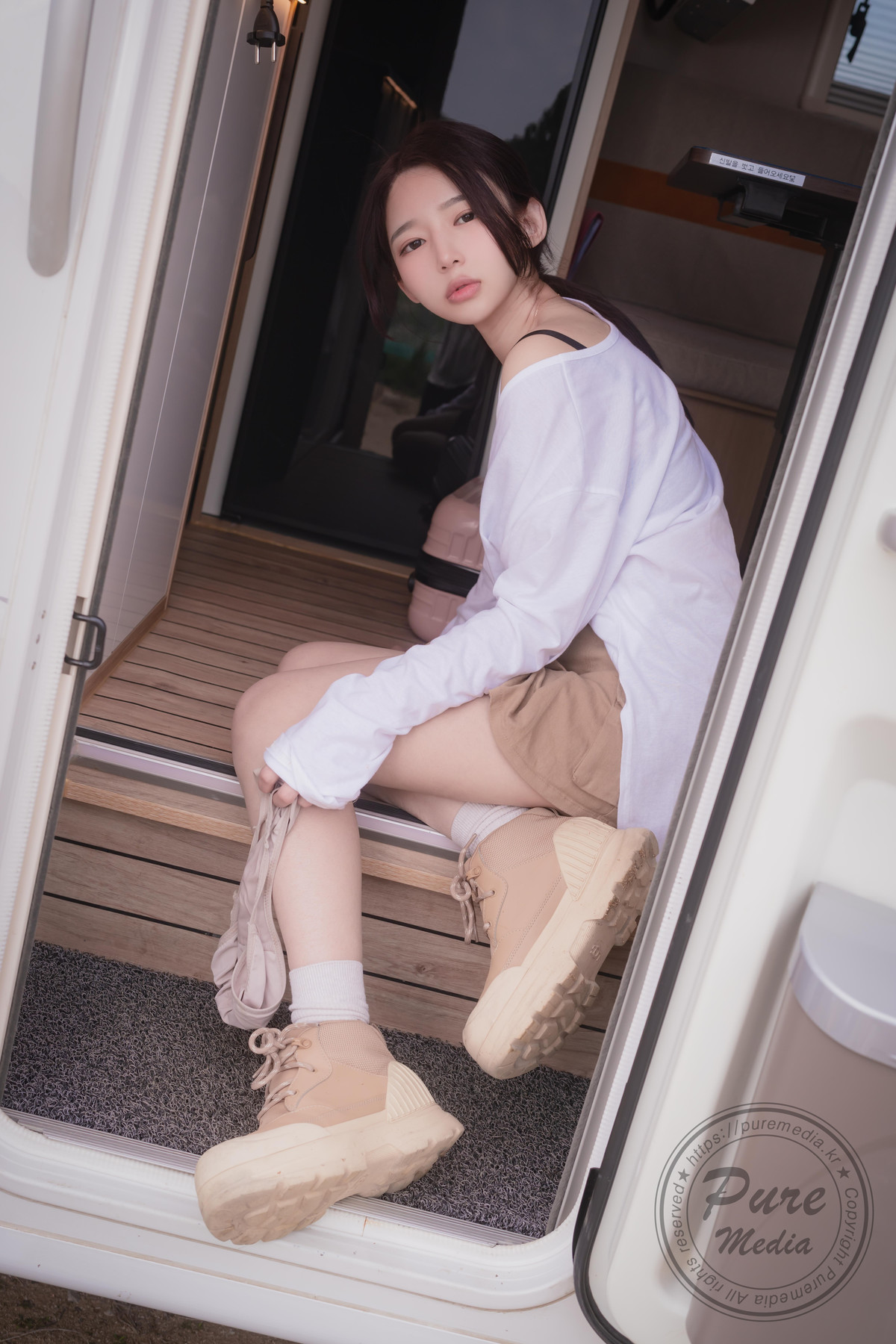 Yeha 예하, PURE MEDIA Vol.287 “Sex Vacation in Camping Car” Set.03