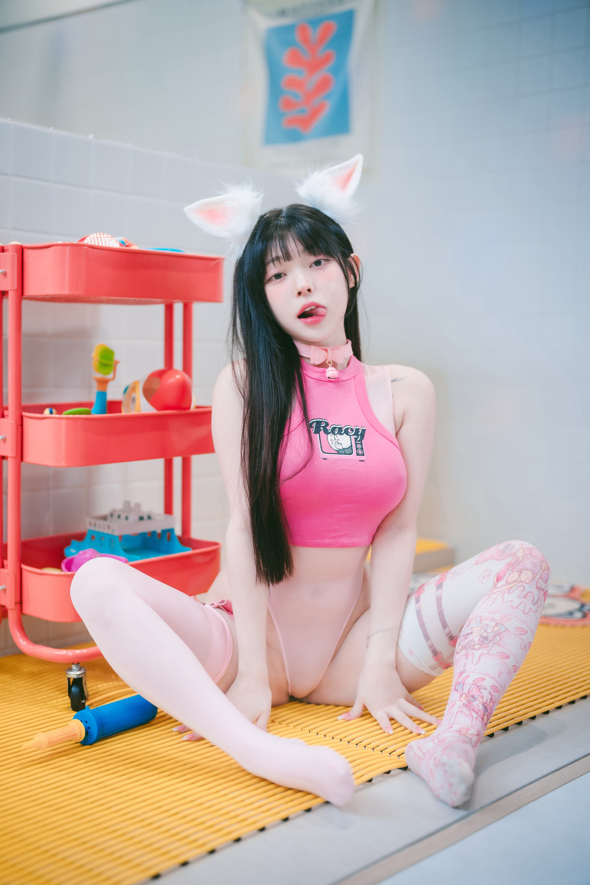 Yudi 유디, DJAWA “Pink Bunny & Black Cat” Set.01