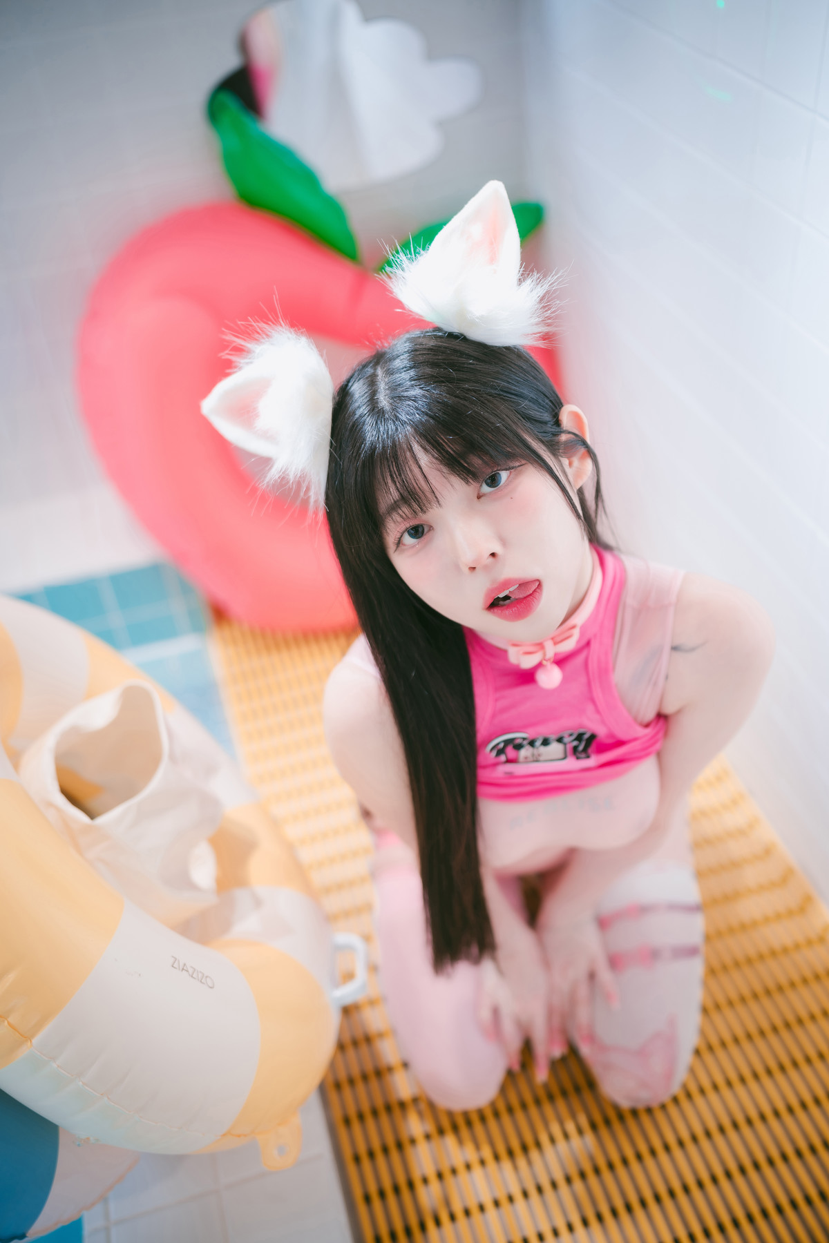 Yudi 유디, DJAWA “Pink Bunny & Black Cat” Set.02