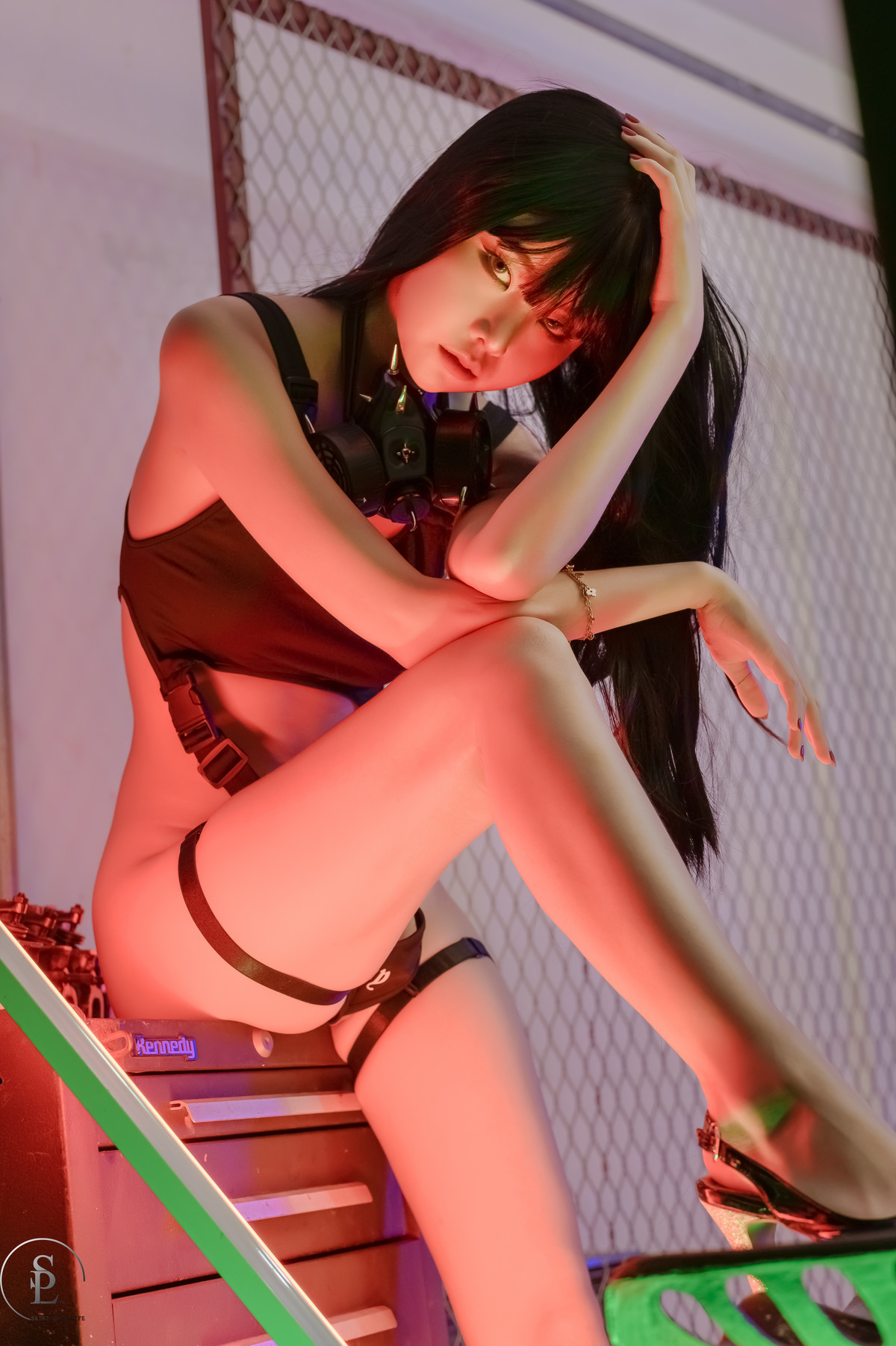 Yuna 유나, Saint PhotoLife Vol.46 Cyber Punk Set.01