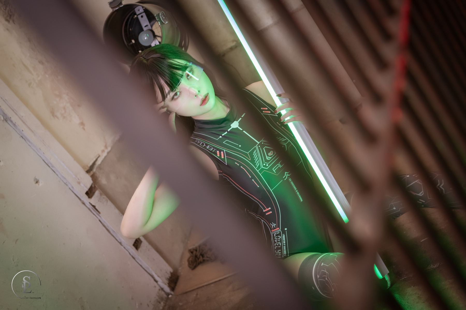 Yuna 유나, Saint PhotoLife Vol.46 Cyber Punk Set.02