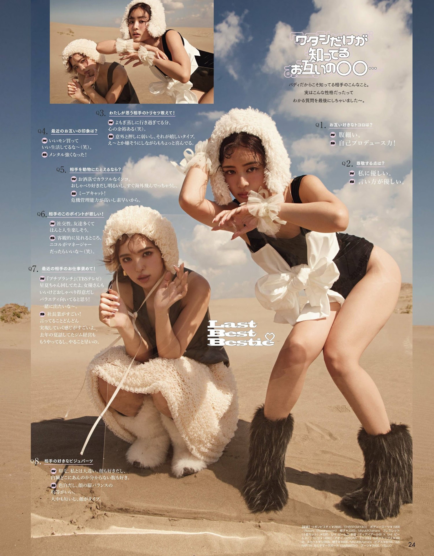 古畑星夏・藤田ニコル, ViVi ヴィヴィ 2022.04