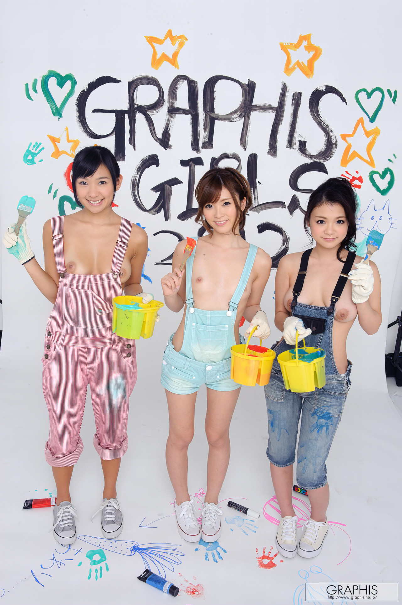 小倉奈々・加藤リナ・鶴田かな, Graphis Girls 2012