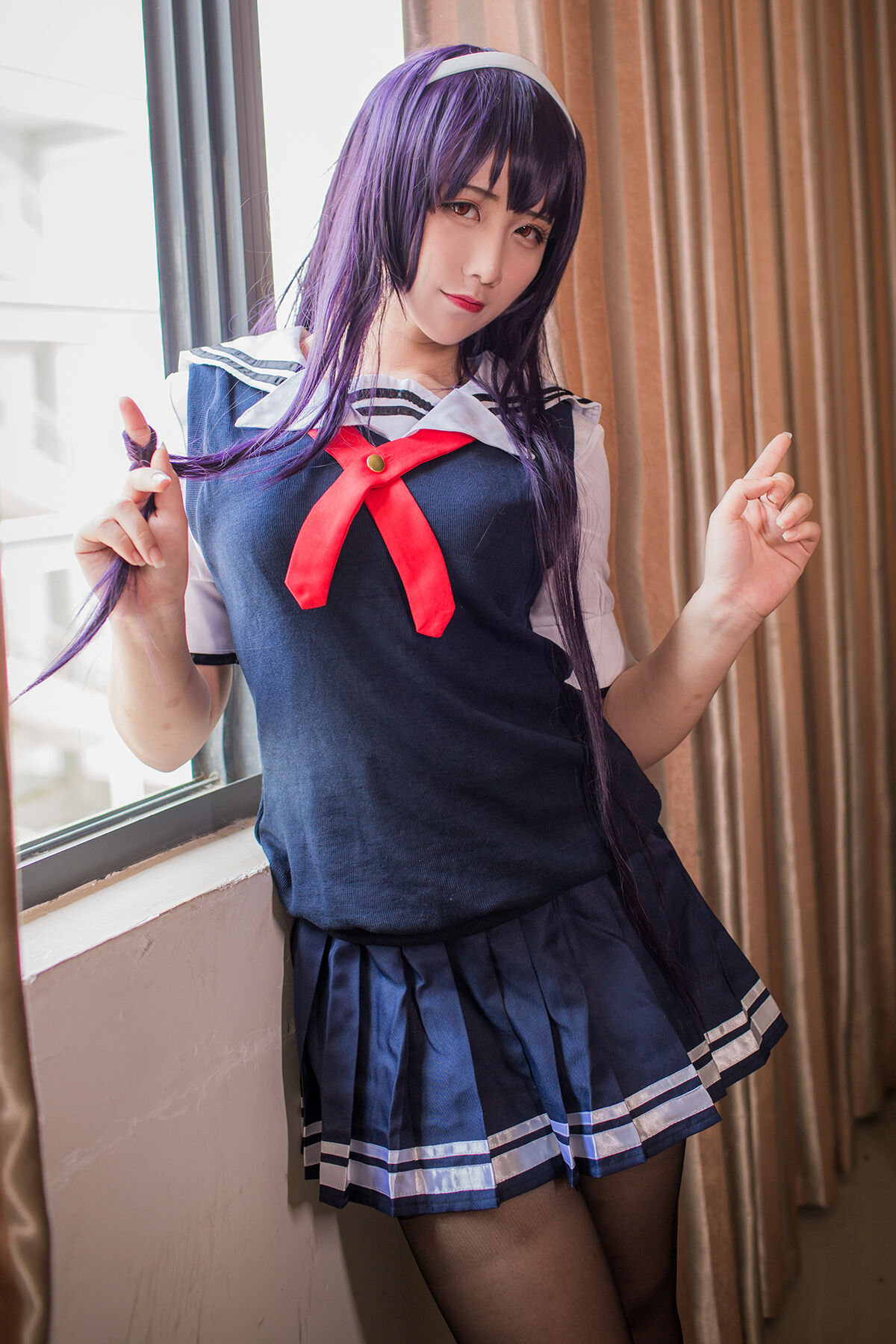 Coser@九曲Jean – 霞之丘诗羽夏季校服