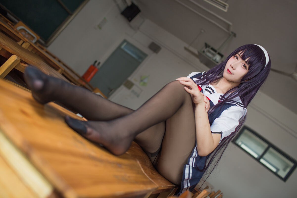 Coser@九曲Jean – 霞之丘诗羽夏季校服