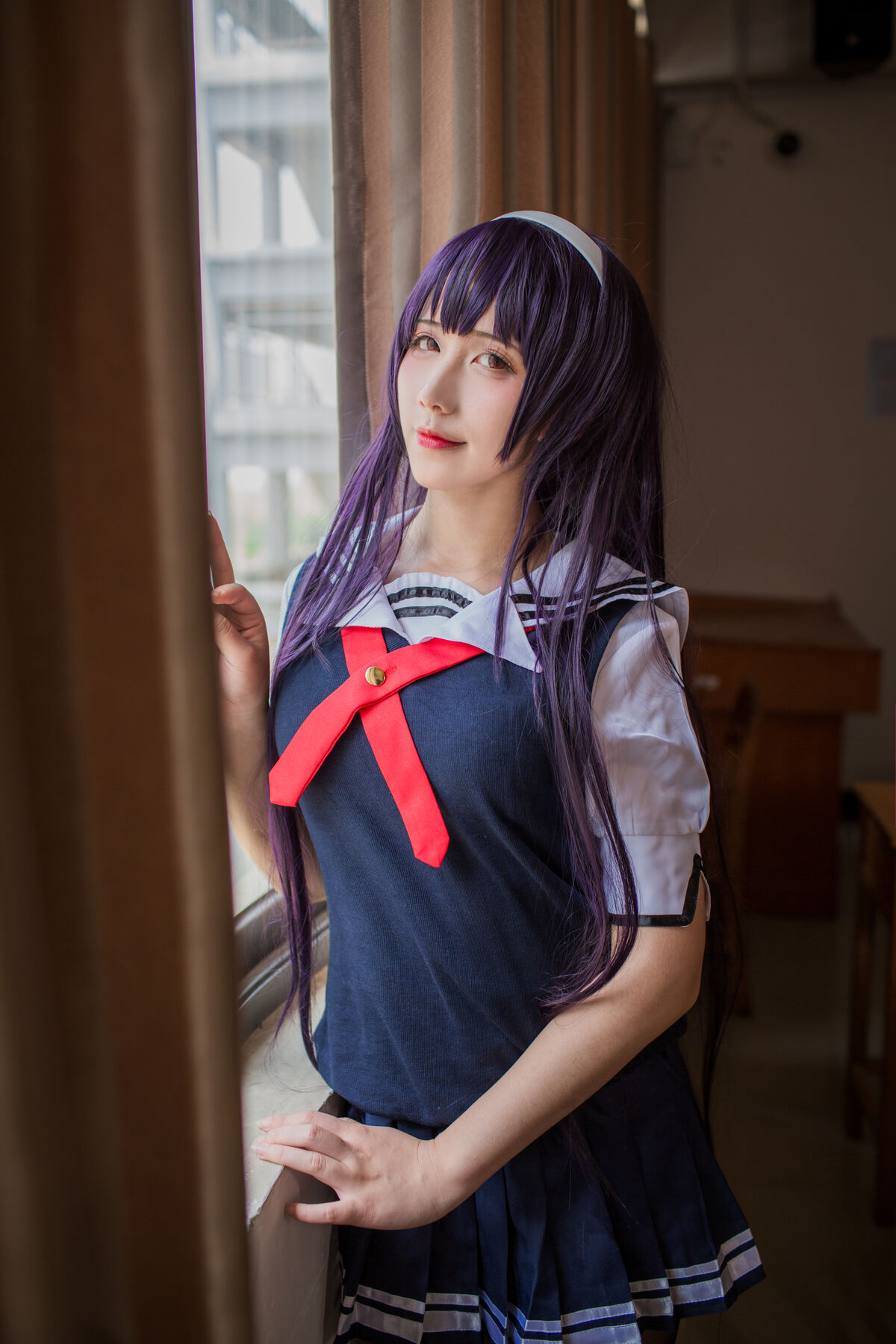 Coser@九曲Jean – 霞之丘诗羽夏季校服