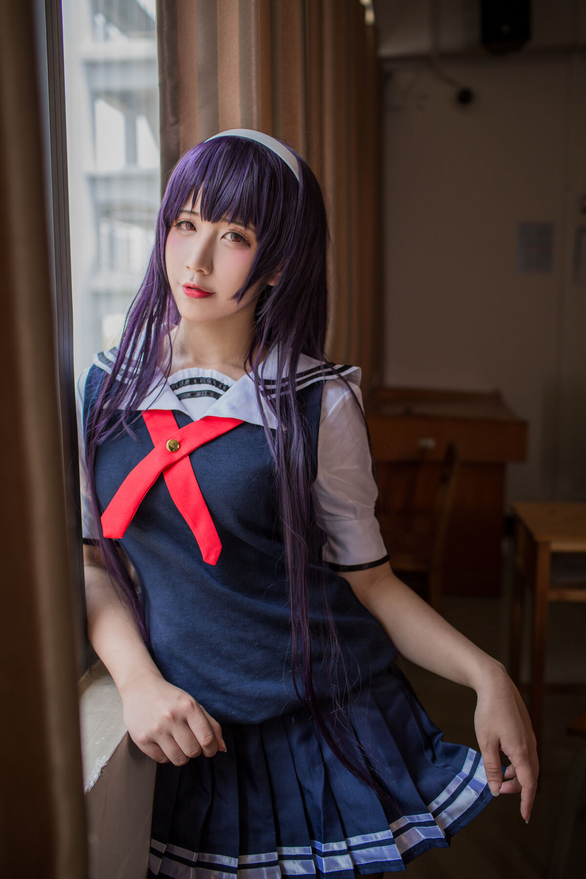 Coser@九曲Jean – 霞之丘诗羽夏季校服