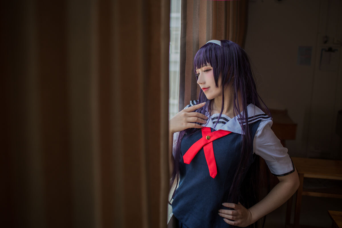 Coser@九曲Jean – 霞之丘诗羽夏季校服