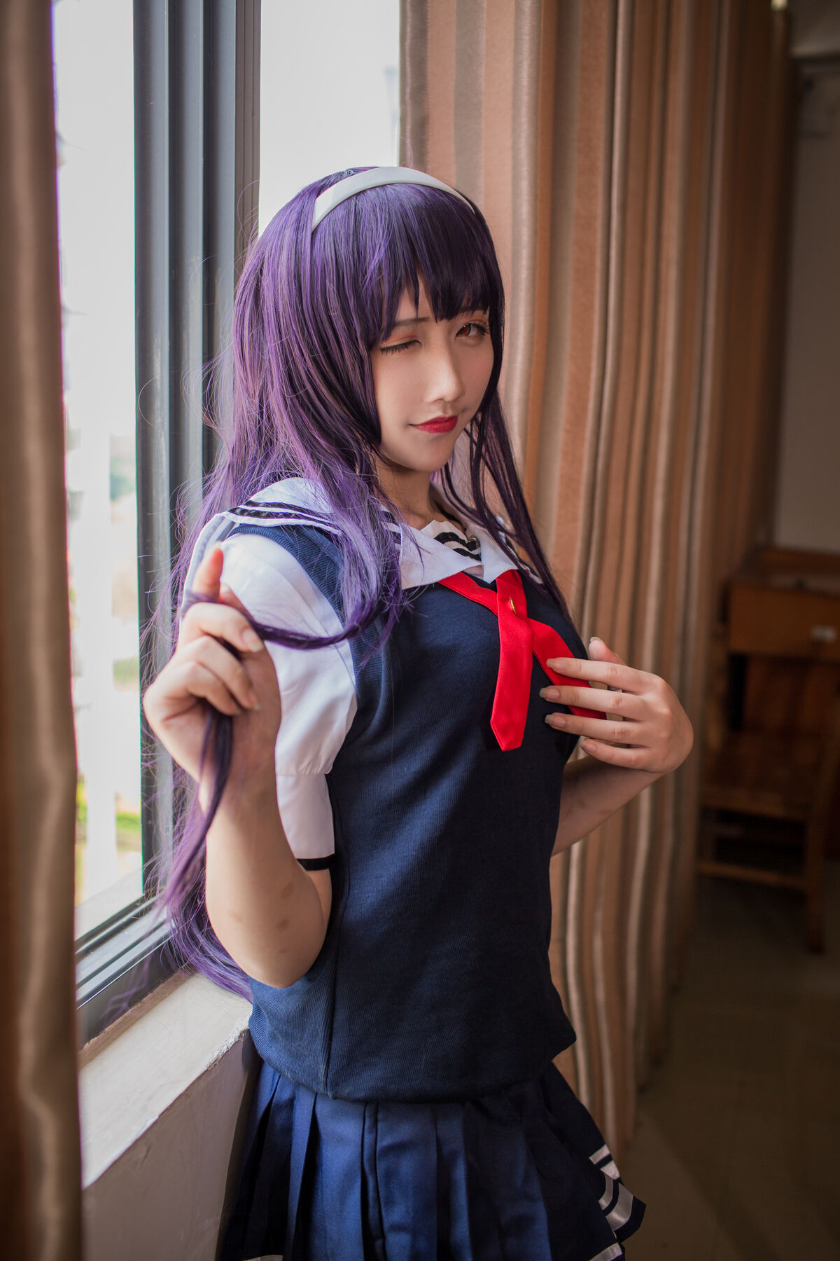 Coser@九曲Jean – 霞之丘诗羽夏季校服