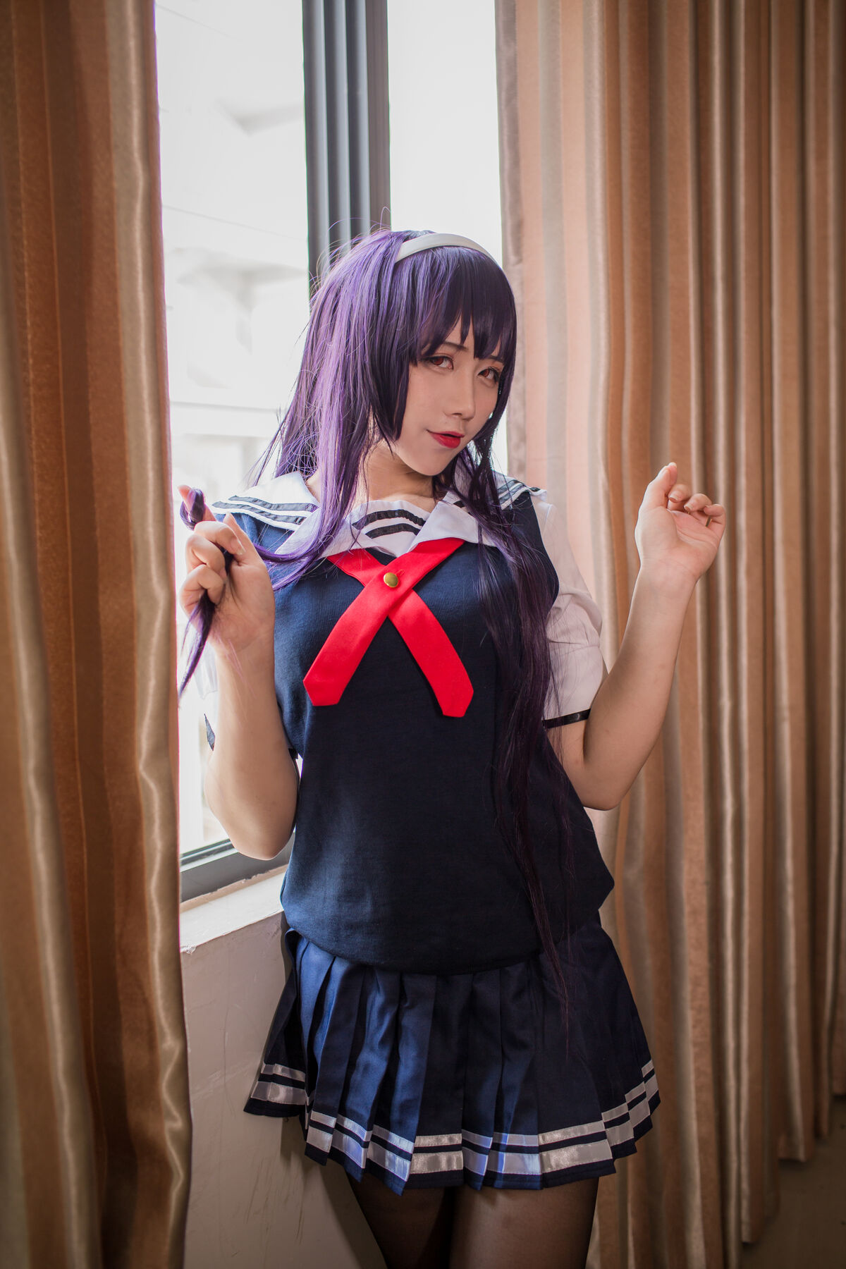 Coser@九曲Jean – 霞之丘诗羽夏季校服