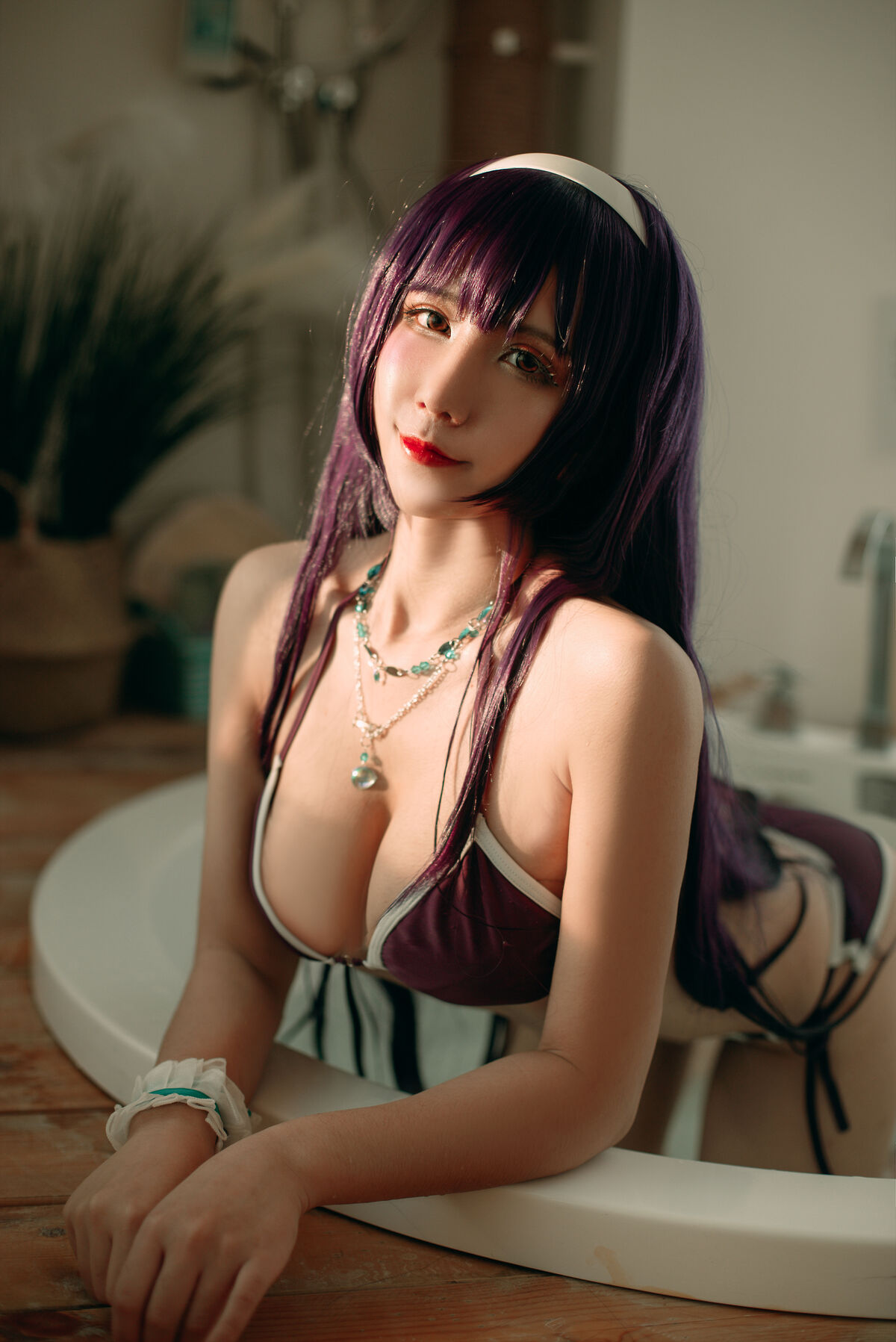 Coser@九曲Jean – 霞之丘诗羽泳装