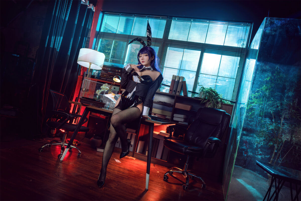 Coser@是三不是世w No.032 喜多川海梦 紫发兔女郎