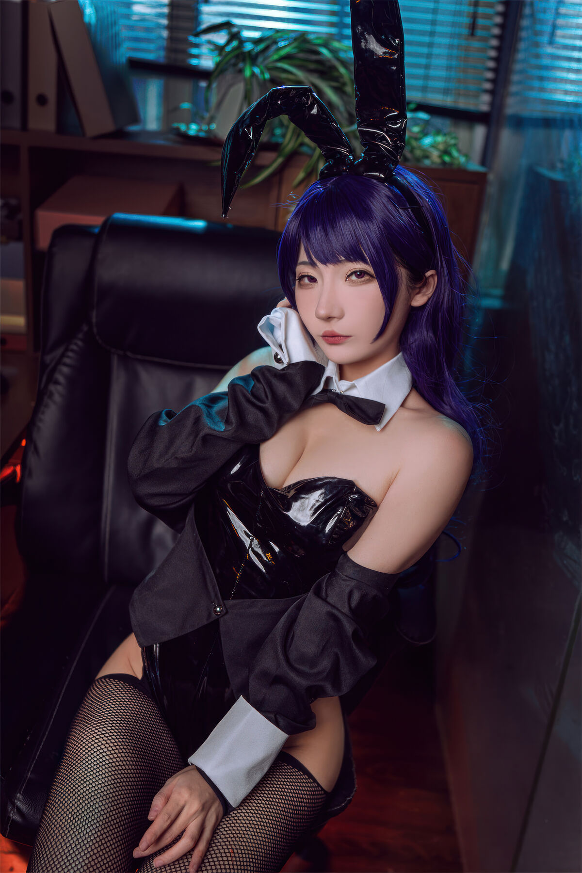 Coser@是三不是世w No.032 喜多川海梦 紫发兔女郎