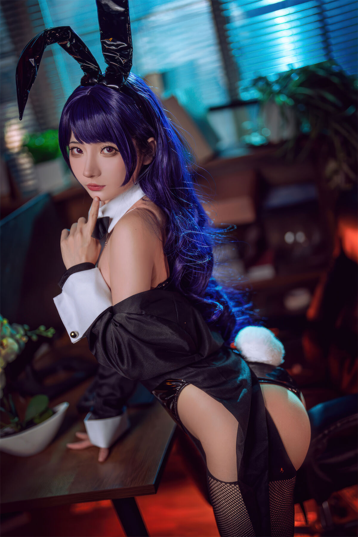 Coser@是三不是世w No.032 喜多川海梦 紫发兔女郎